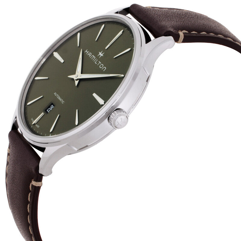 Hamilton Jazzmaster Thinline Automatic Green Dial Mens Watch