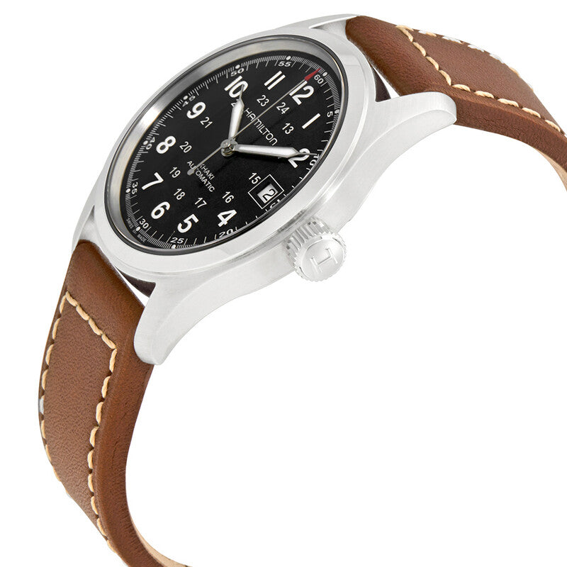 Hamilton Khaki Automatic Black Dial Mens Watch