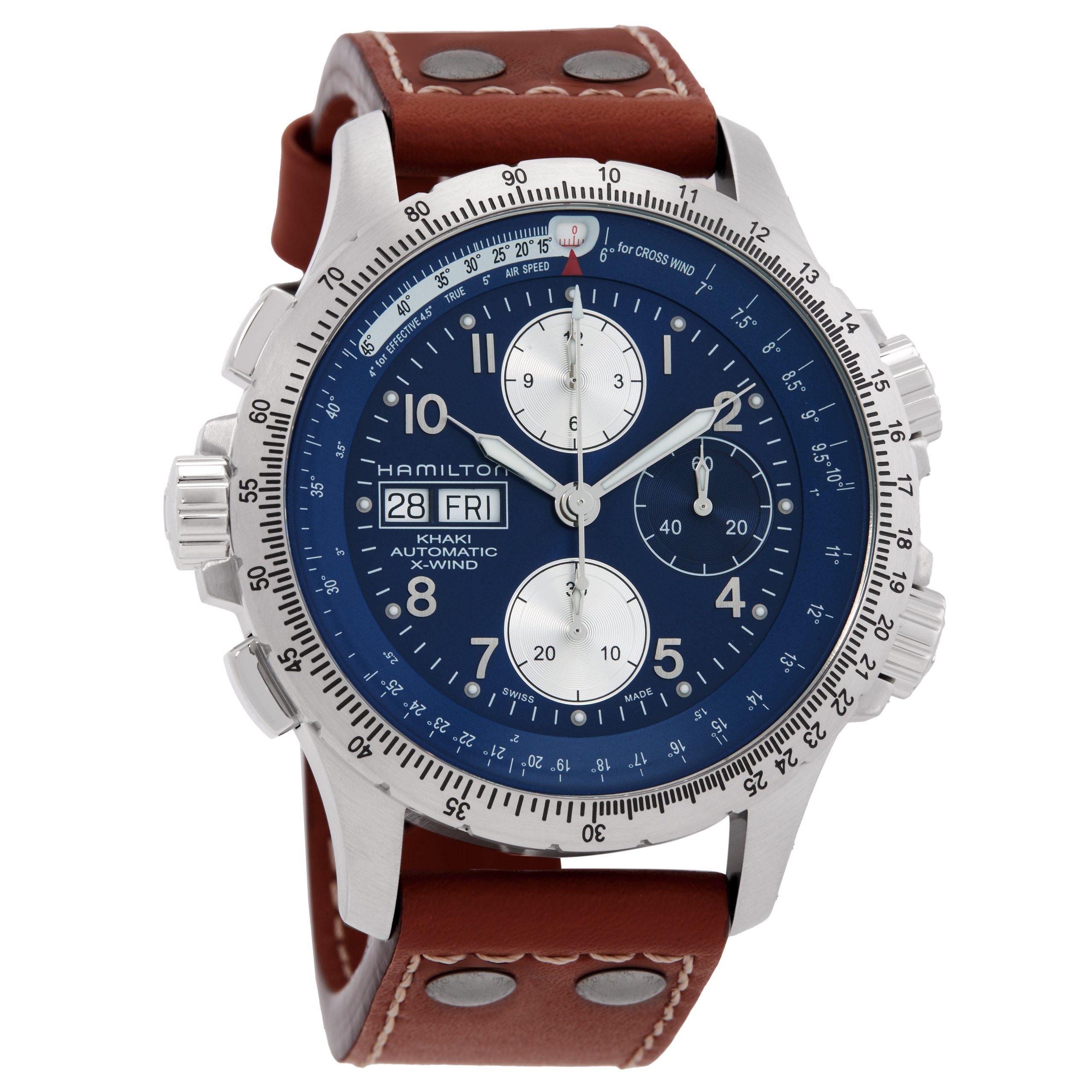 Hamilton Khaki Aviation Chronograph X-Wind Automatic Blue Dial Watch