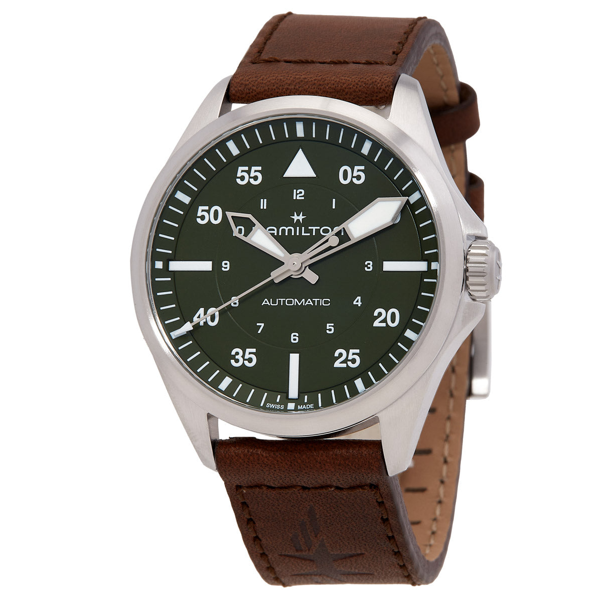 Hamilton Khaki Aviation Pilot Automatic Green Dial Watch