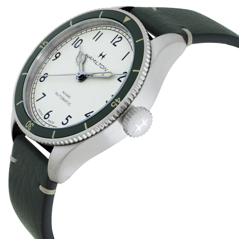 Hamilton Khaki Aviation Pilot Pioneer Automatic White Dial Mens Watch