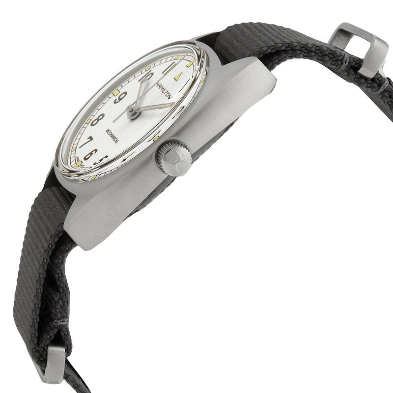 Hamilton Khaki Aviation Pilot Pioneer Mechanical Hand Wind Silver Dial Mens Watch