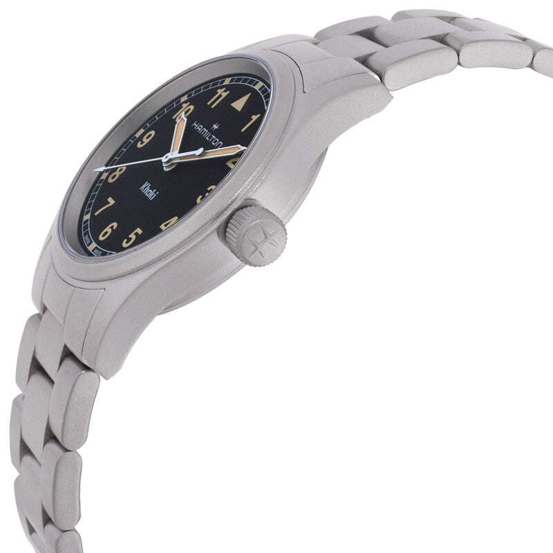 Hamilton Khaki Field Quartz Black Dial Women's Watch