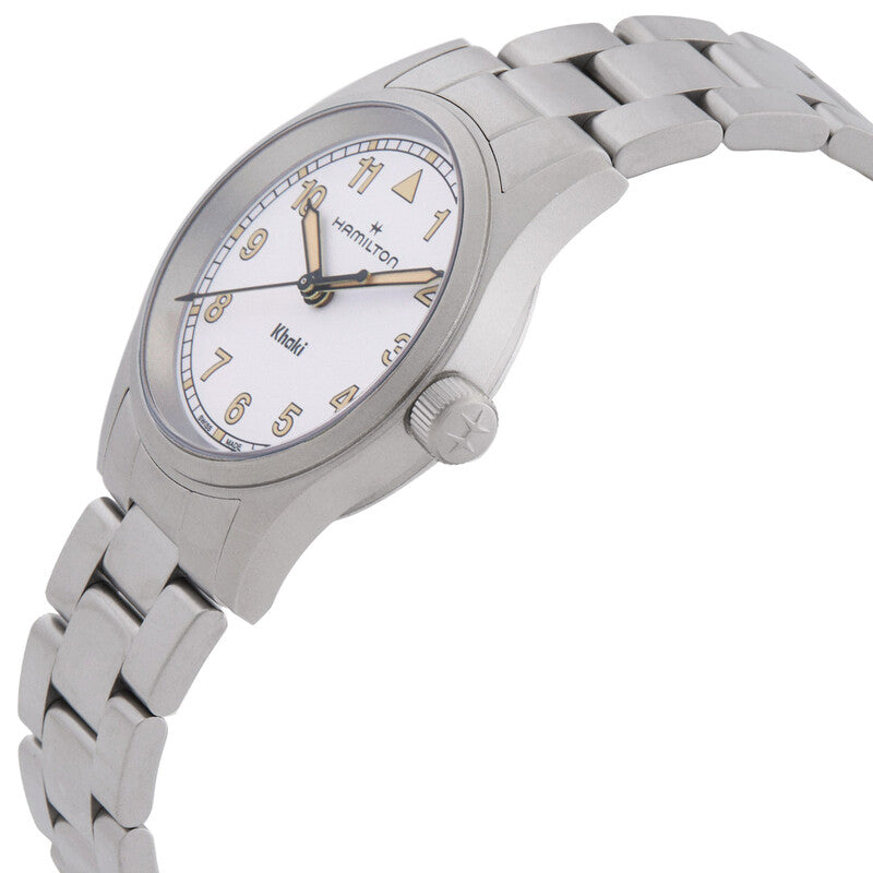 Hamilton Khaki Field Quartz White Dial Women's Watch