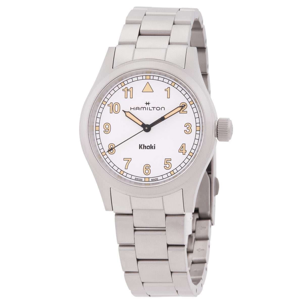 Hamilton Khaki Field Quartz White Dial Watch