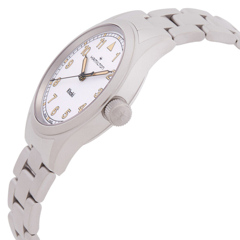 Hamilton Khaki Field Quartz White Dial Watch