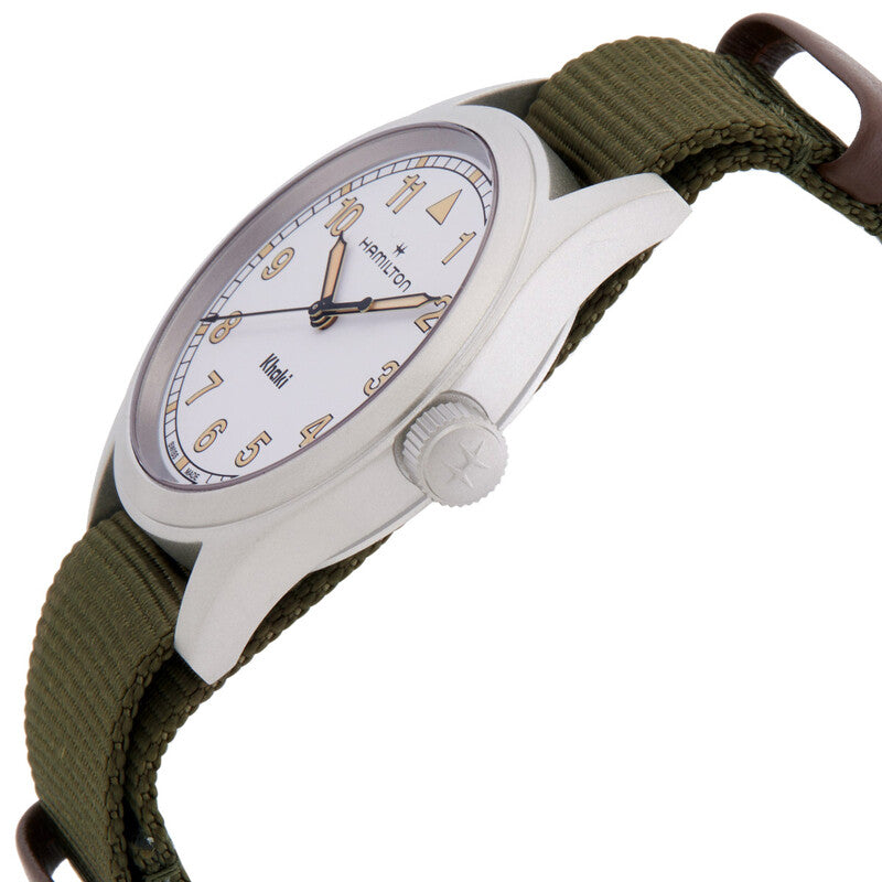 Hamilton Khaki Field Quartz White Dial Watch