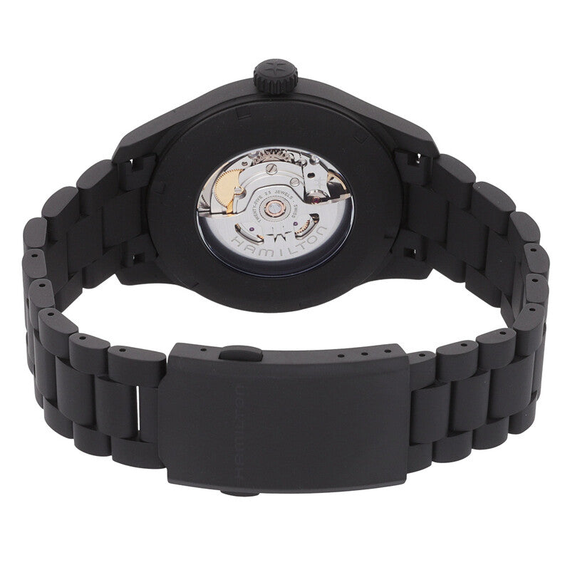 Hamilton Khaki Field Titanium Automatic Black Dial Mens Watch