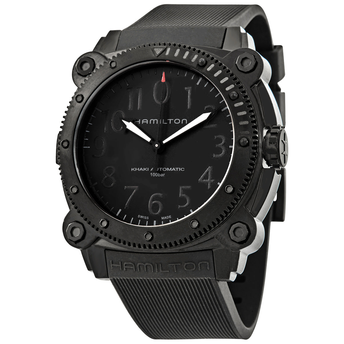 Hamilton Khaki Navy Automatic Black Dial Mens Watch