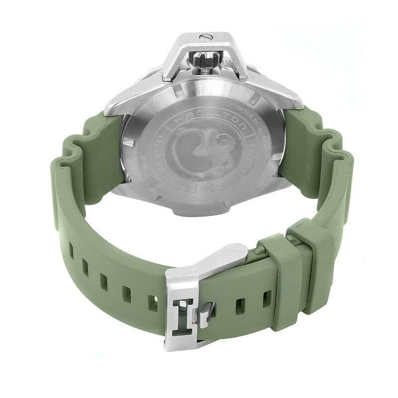Hamilton Khaki Navy Frogman Automatic Black Dial Mens Watch