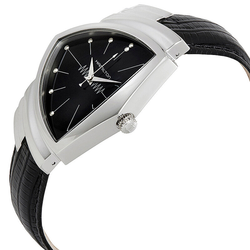Hamilton Ventura Black Dial Shield Shaped Mens Watch