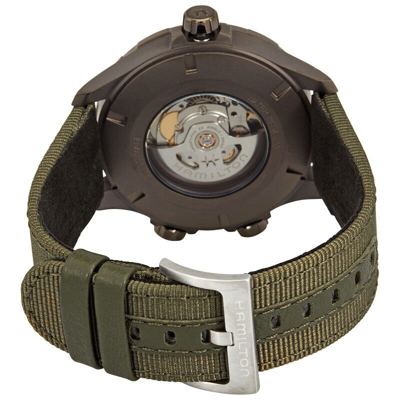 Hamilton X-Wind Lefty Automatic Green Dial Mens Watch