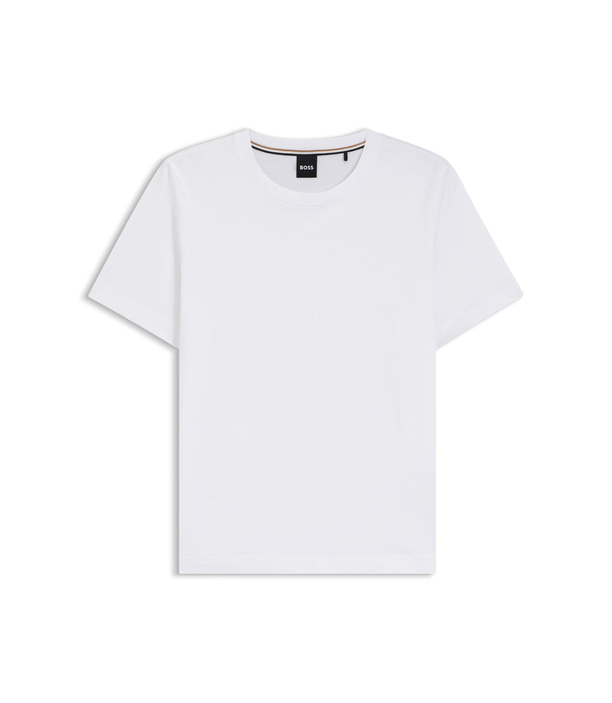 Boss Relaxed Fit T Shirt In Cotton Jersey White Women's