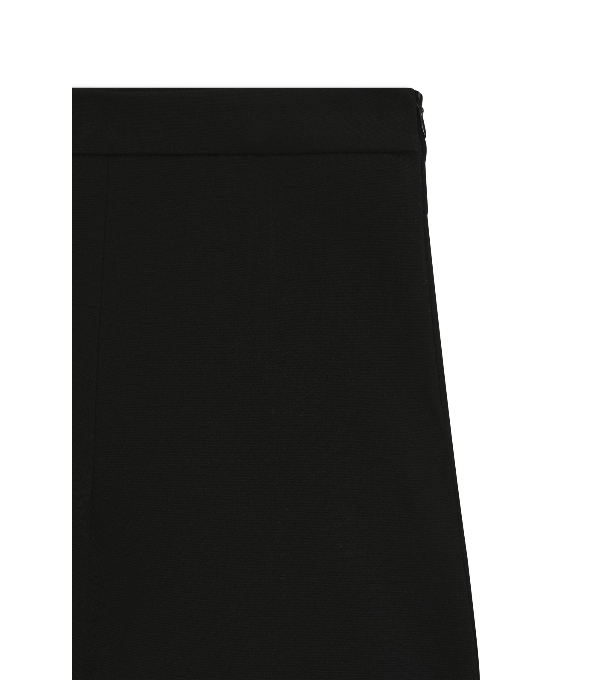 Boss Regular Fit Pants In Stretch Fabric With A Tapered Leg Black Women's