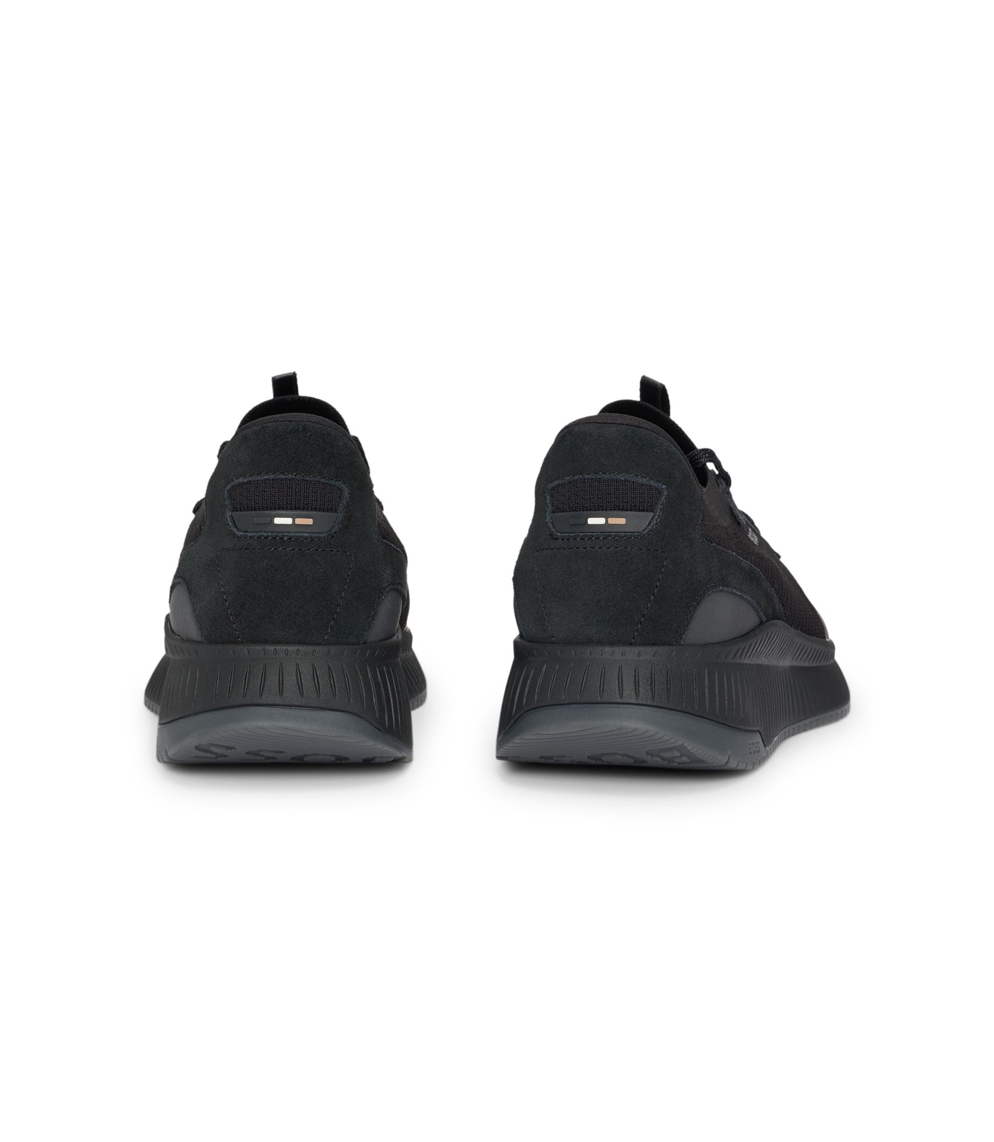 Boss Ttnm Evo Trainers With Knitted Uppers Black Black