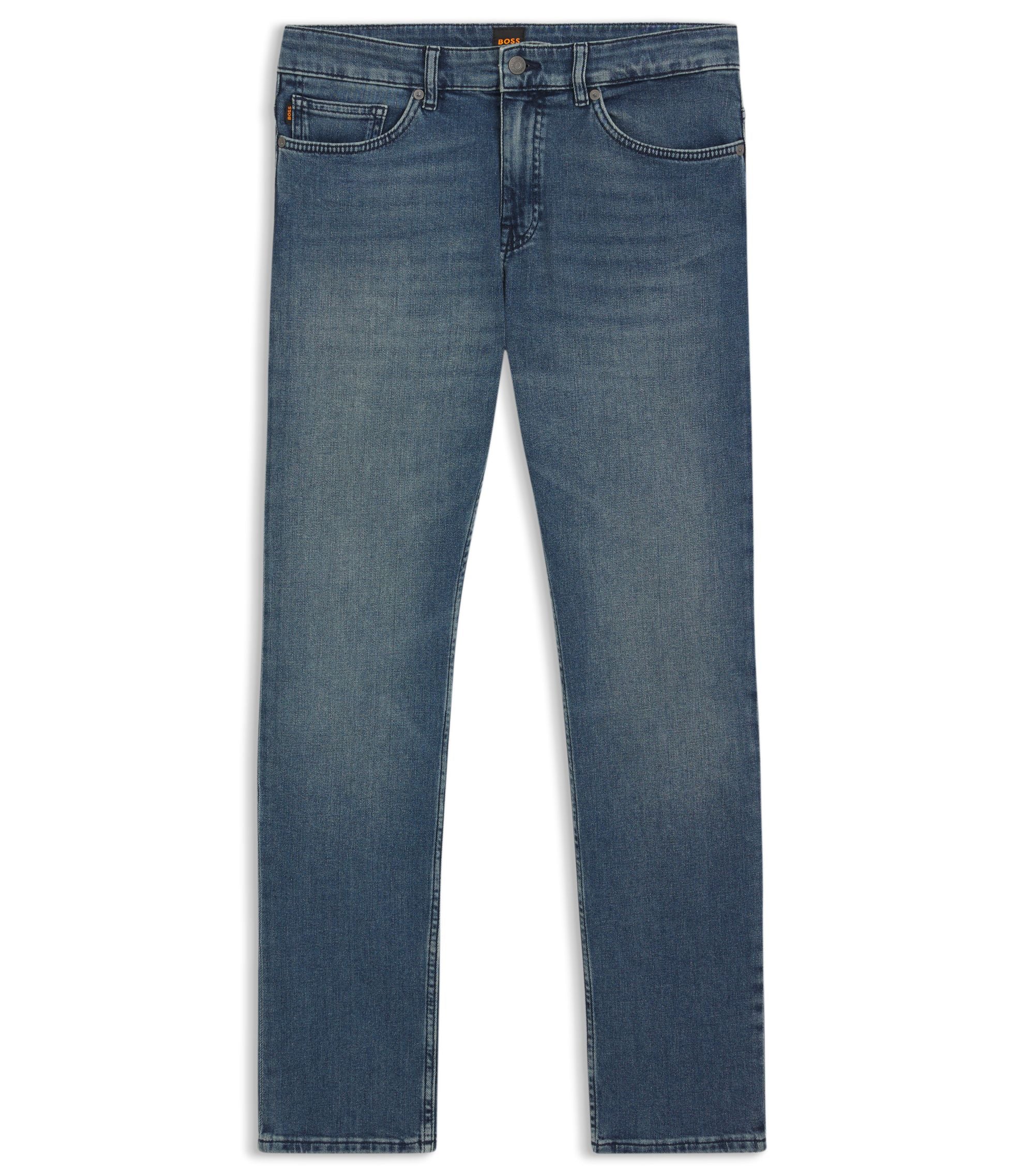 Boss Delaware Slim Fit Jeans In Blue Comfort Stretch Denim Blue