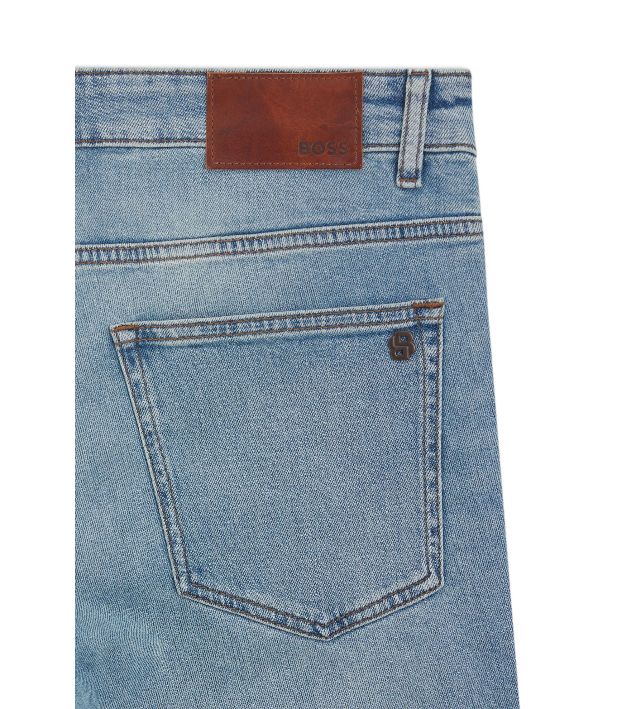 Boss Delaware Slim Fit Jeans In Blue Comfort Stretch Denim Blue