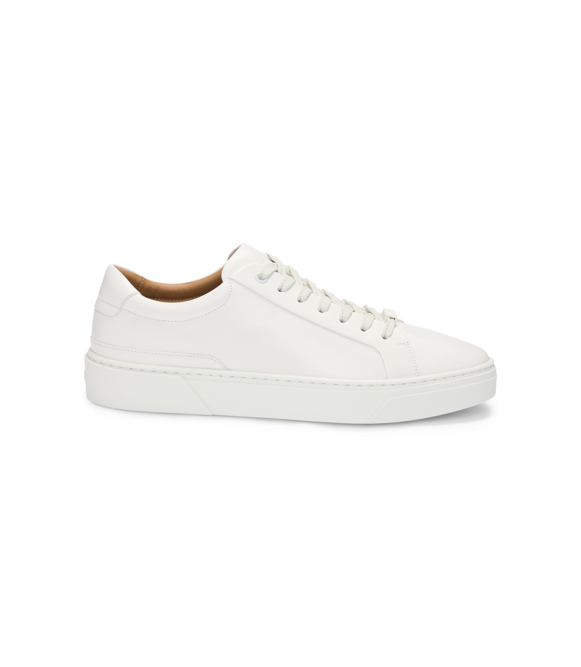 Boss Gary Sneakers With Leather Uppers White White