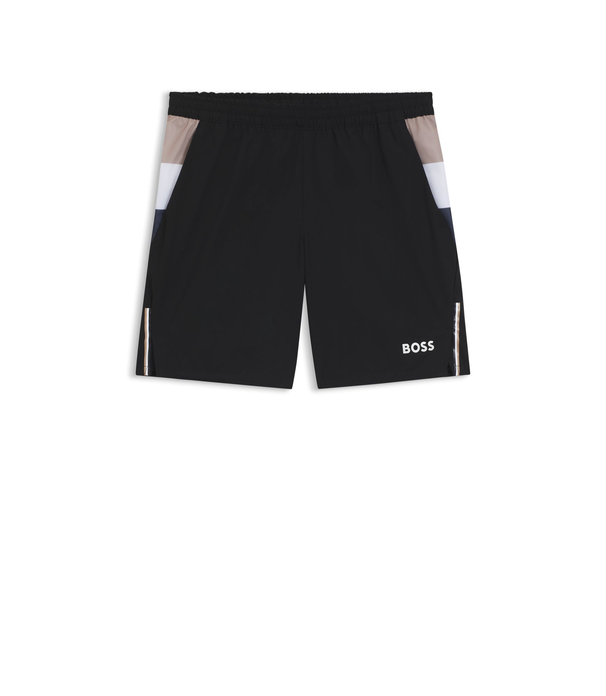 Boss Active Tennis Shorts With Moisture Management Black