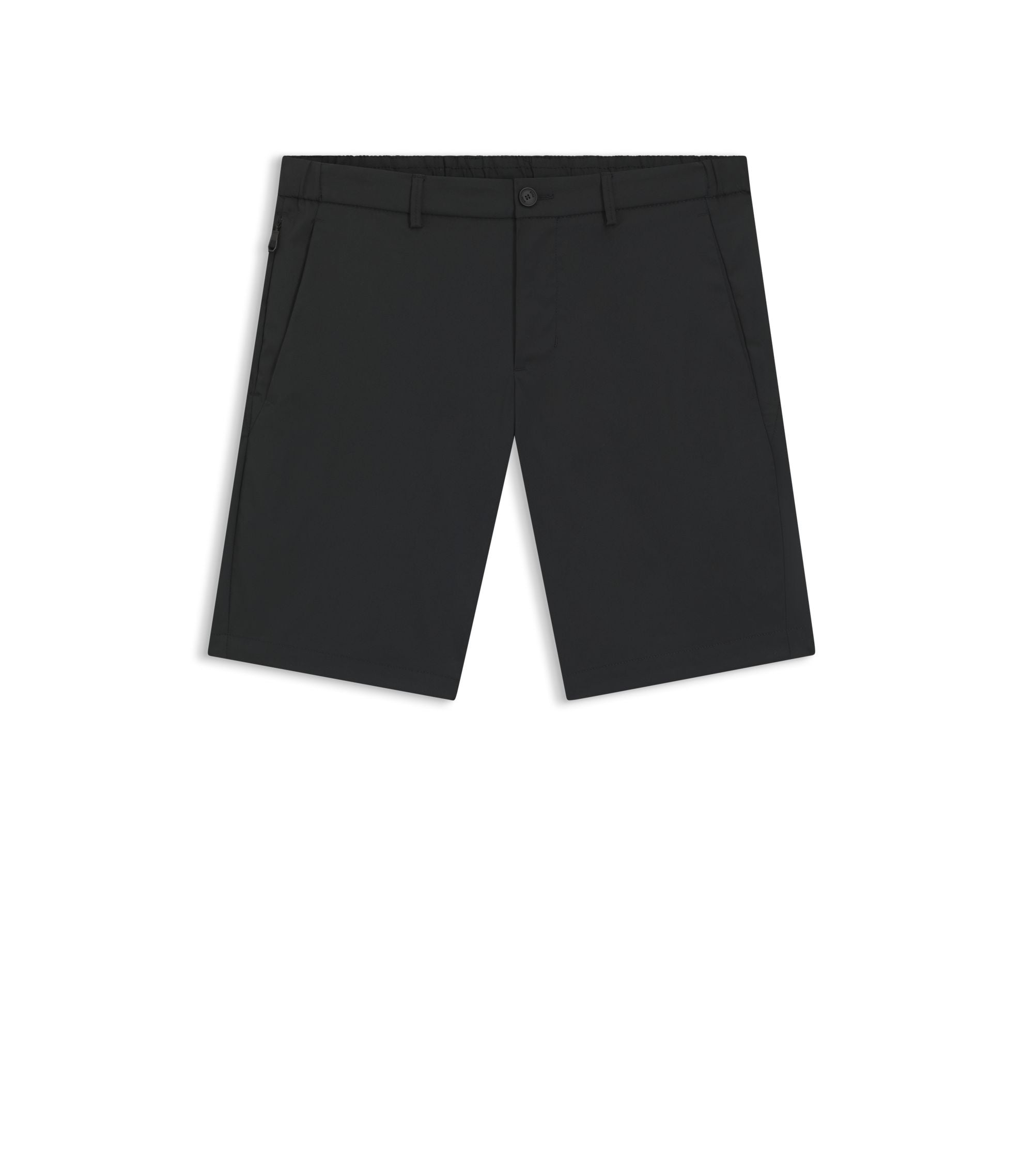 Boss Easy Iron Shorts With Water Repellent Finish Black