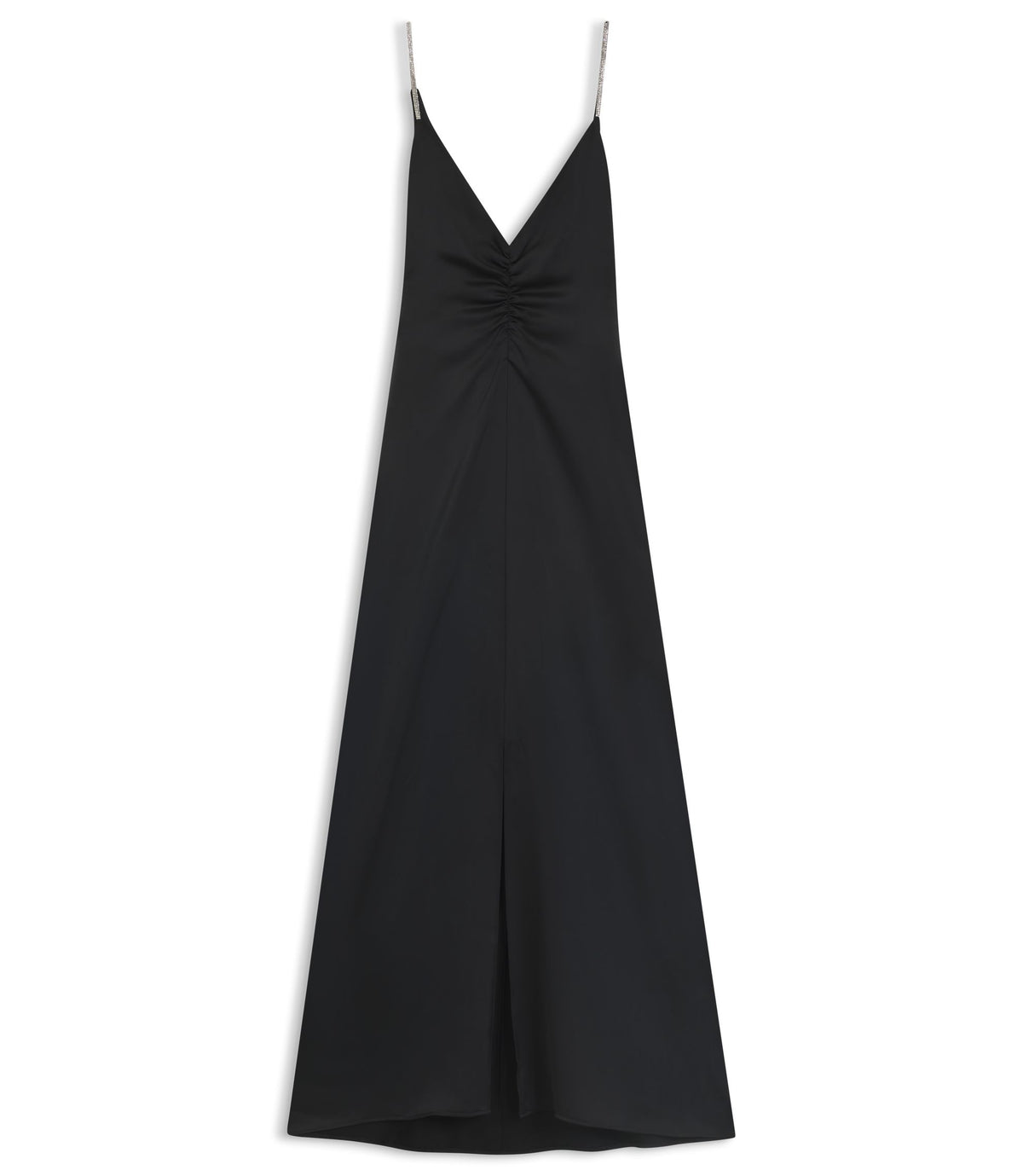 Hugo Maxi Dress With Rhinestone Straps Black Women's