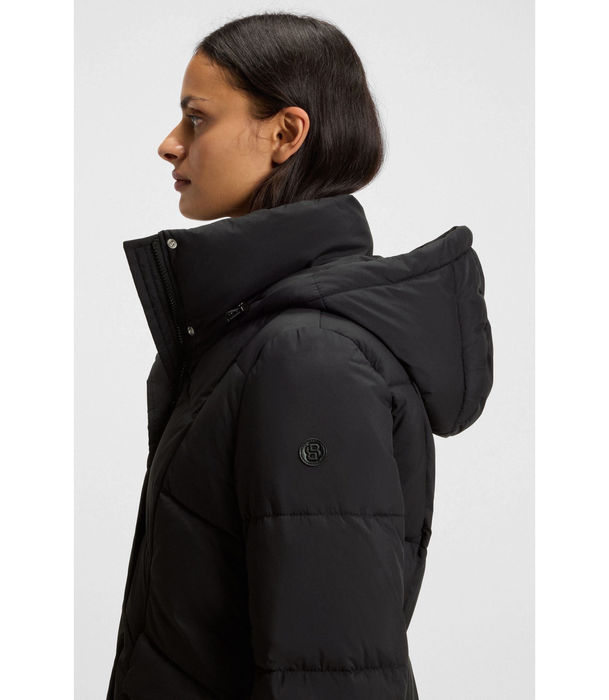 Boss Piping Detail Jacket With Padding Black Women's