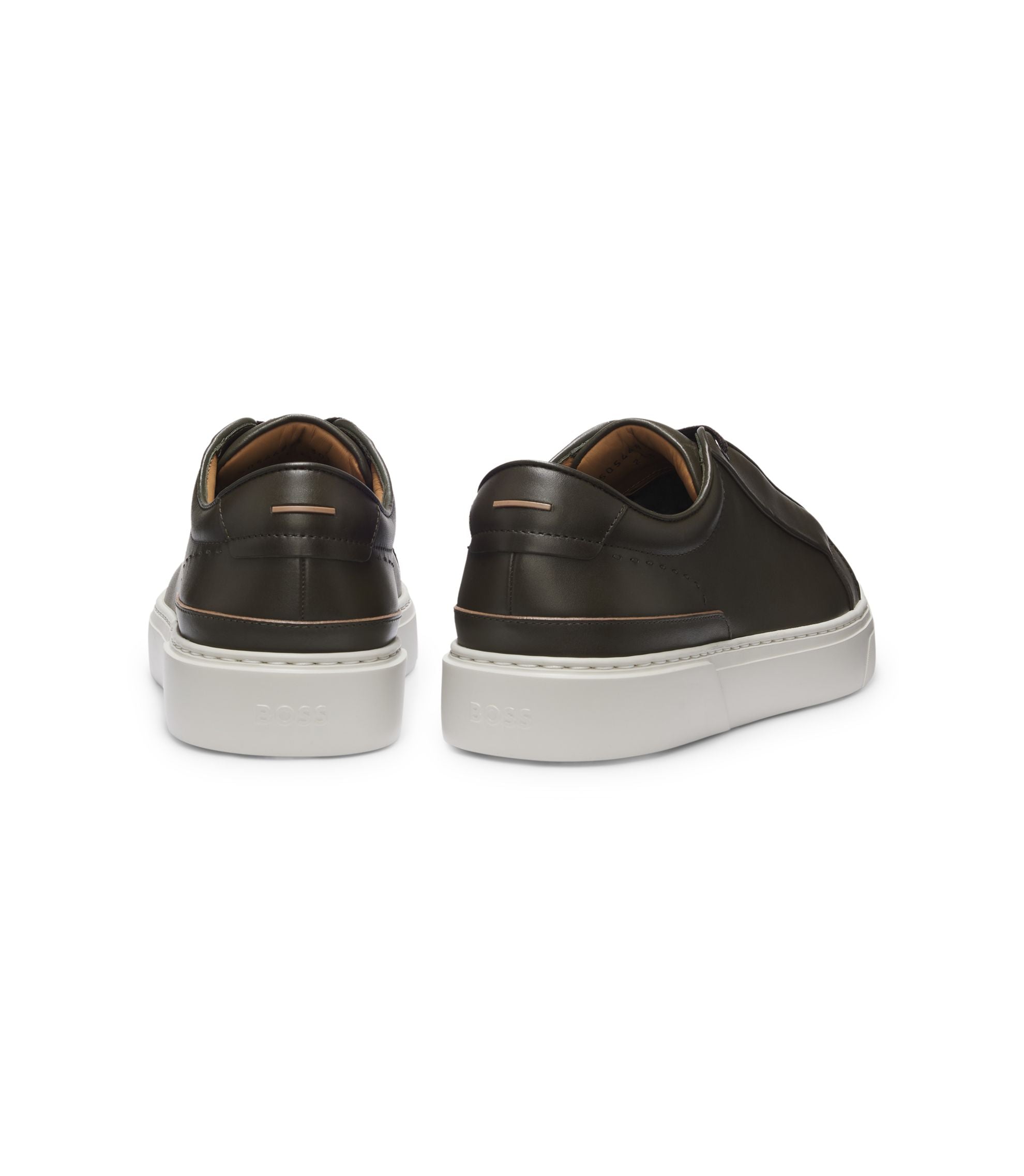 Boss Gary Trainers With Hidden Laces Dark Green Dark Green