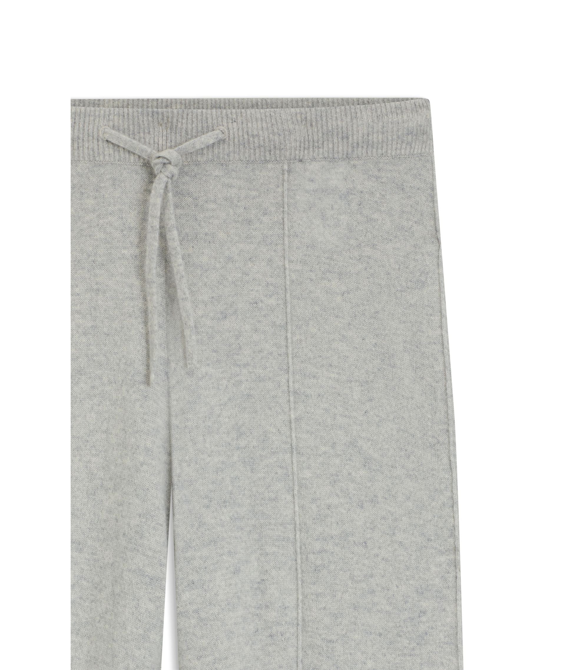 Boss Tapered Fit Track Pants In Cashmere Light Grey Women's