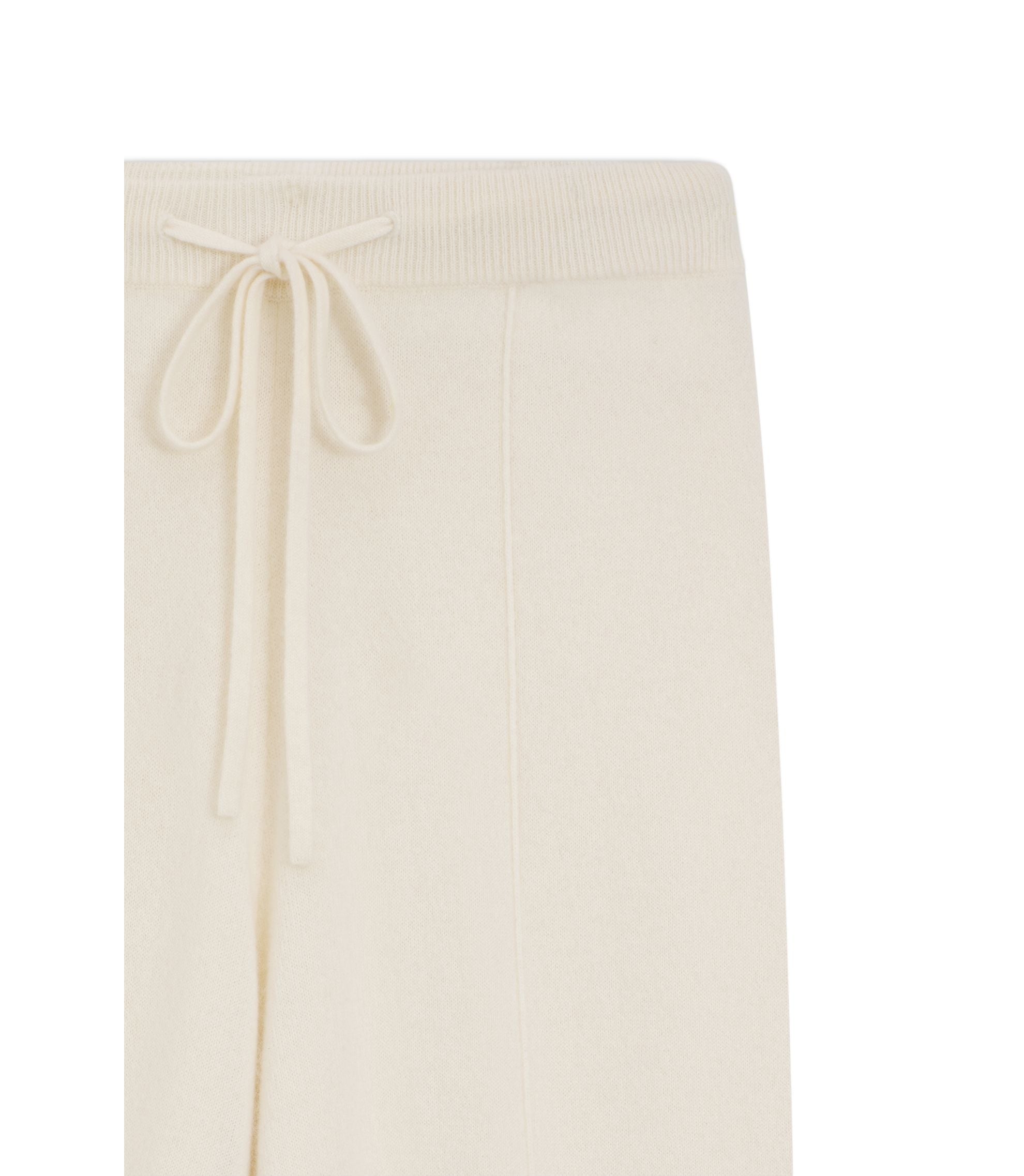 Boss Tapered Fit Track Pants In Cashmere White Women's