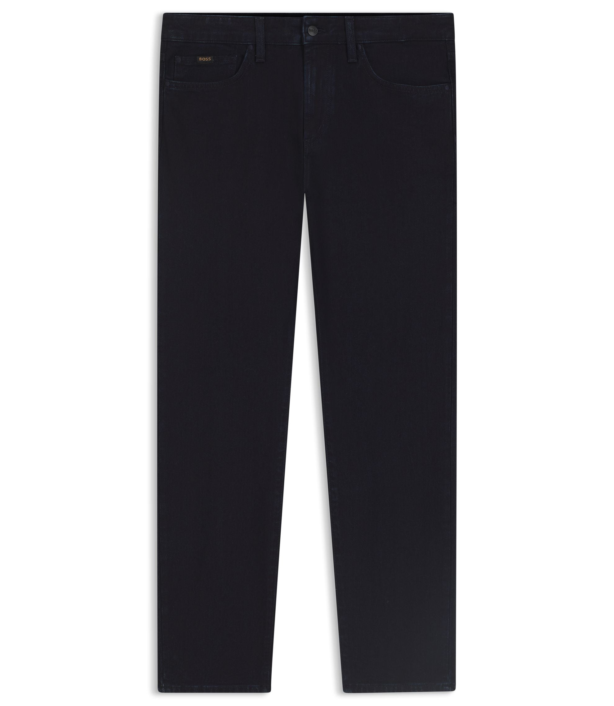 Boss Blue Slim Fit Jeans In Comfort Stretch Denim Dark Blue
