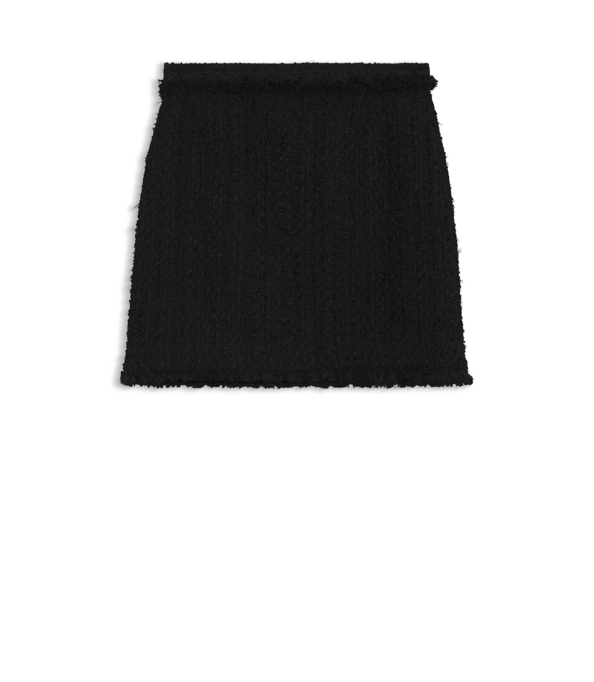 Boss Mini Skirt In Velvet Tweed Patterned Women's
