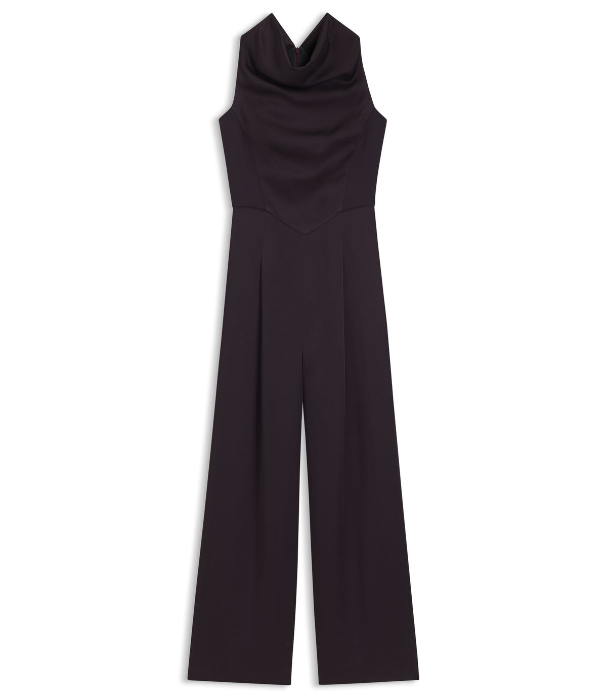 Boss Sabl Jumpsuit With Draped Neckline Light Purple Women's