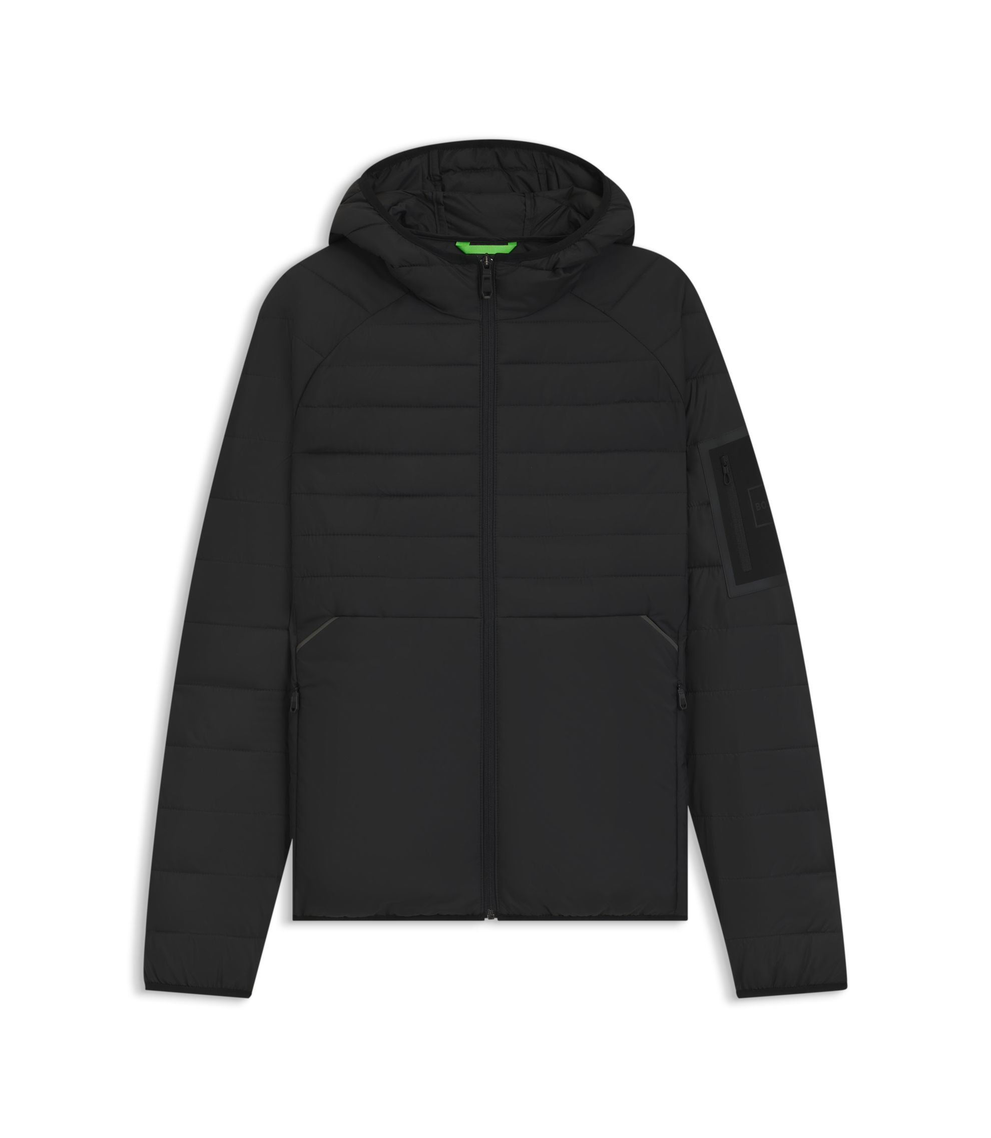 Boss Water Repellent Jacket With Decorative Reflective Details Black