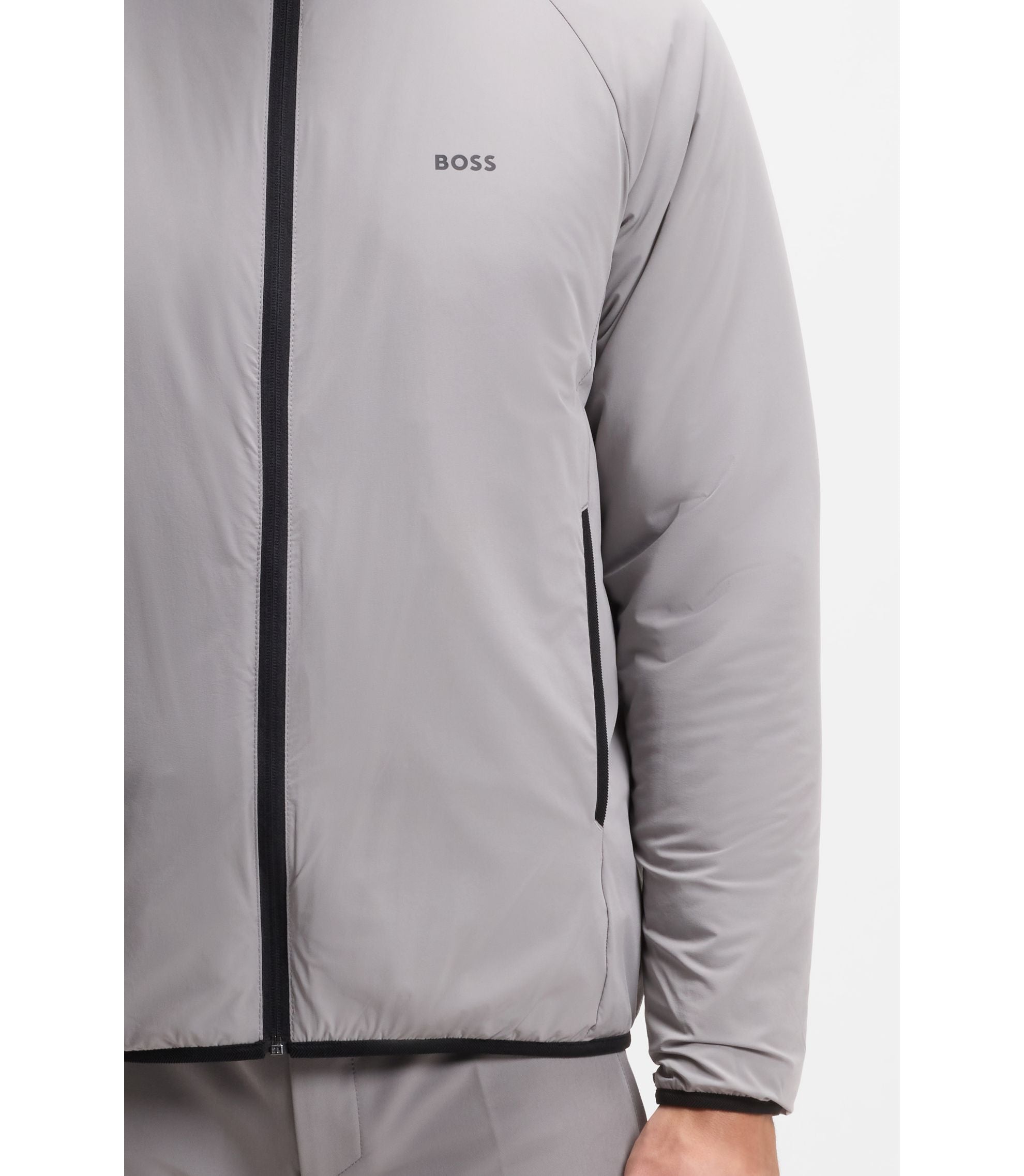 Boss Three In One Jacket With Detachable Inner Light Grey