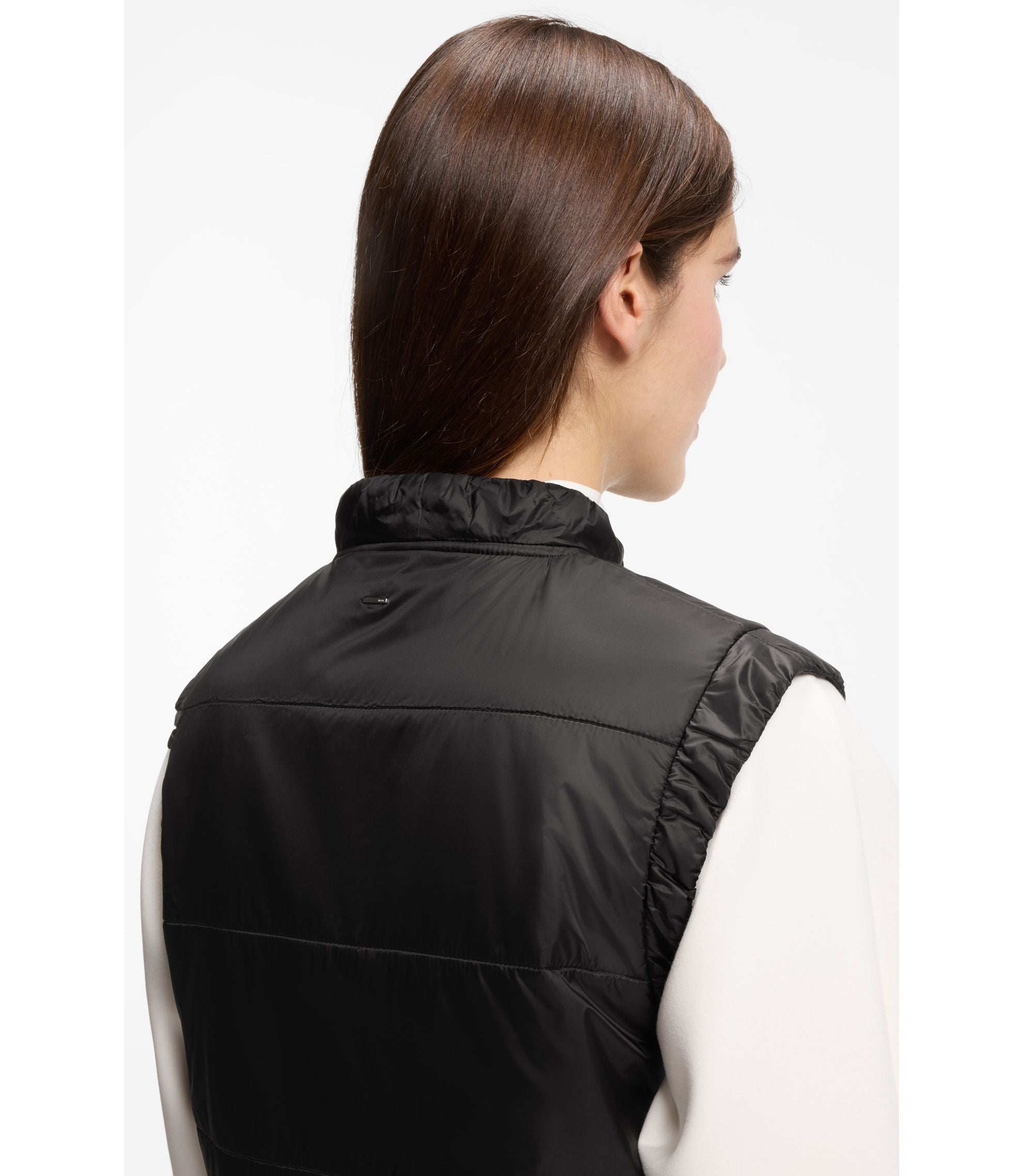 Boss Water Repellent Gilet With Wadding Black Women's