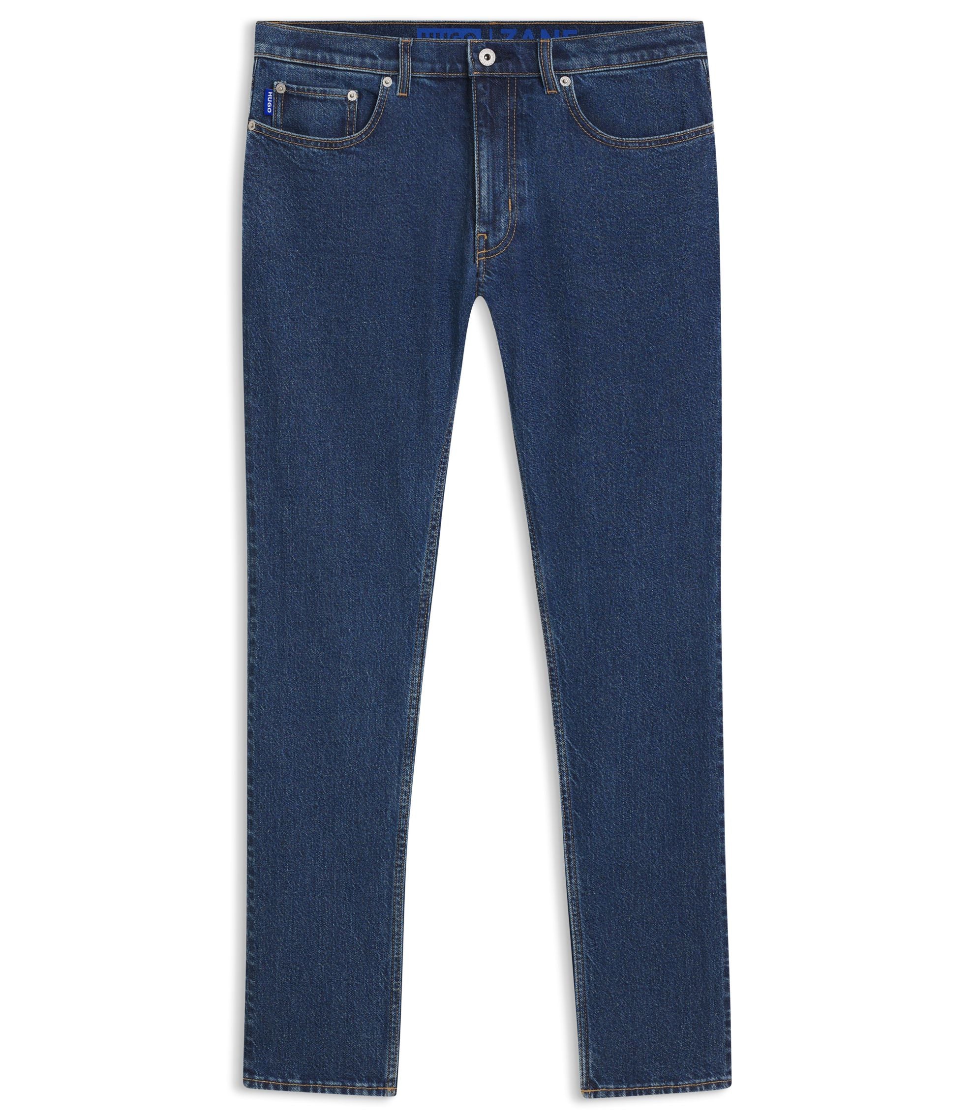 Hugo Blue Skinny Fit Jeans In Stretch Denim Blue