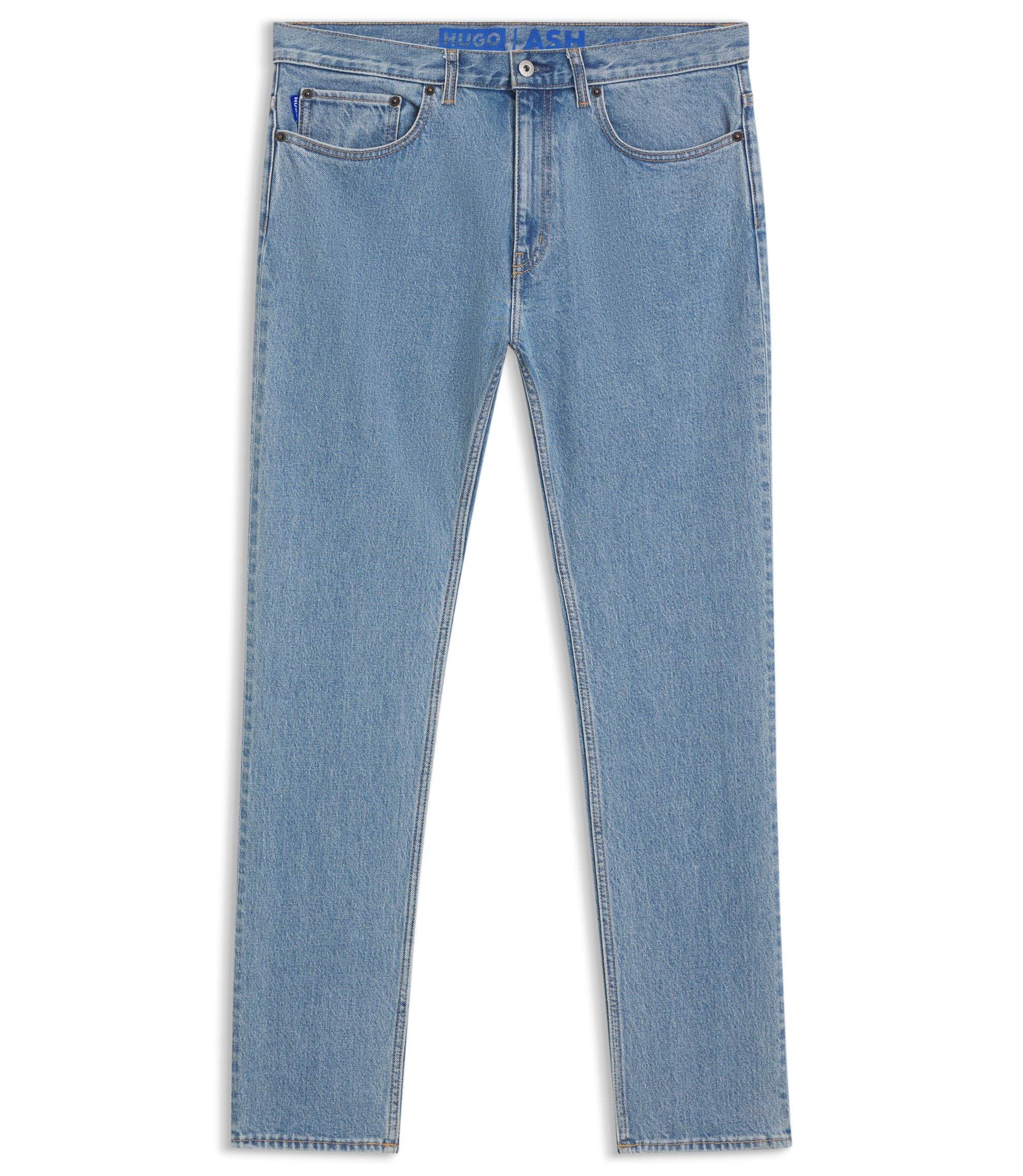 Hugo Blue Slim Fit Jeans In Stretch Denim Blue