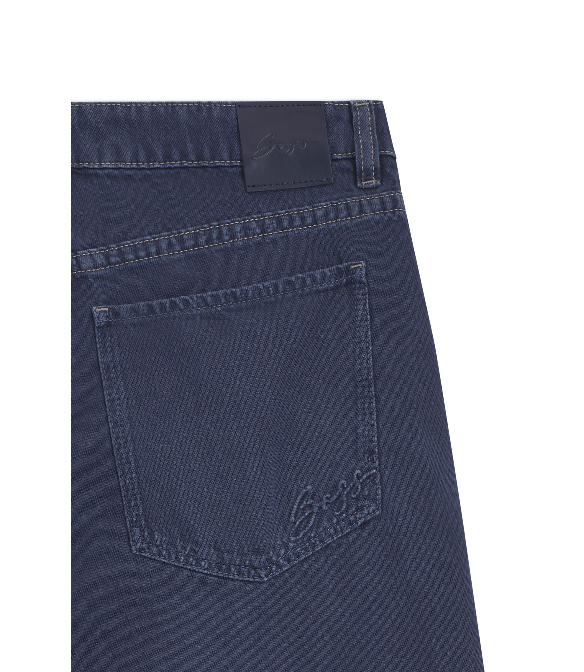 Boss Relaxed Fit Jeans With Wide Leg Grey Women's
