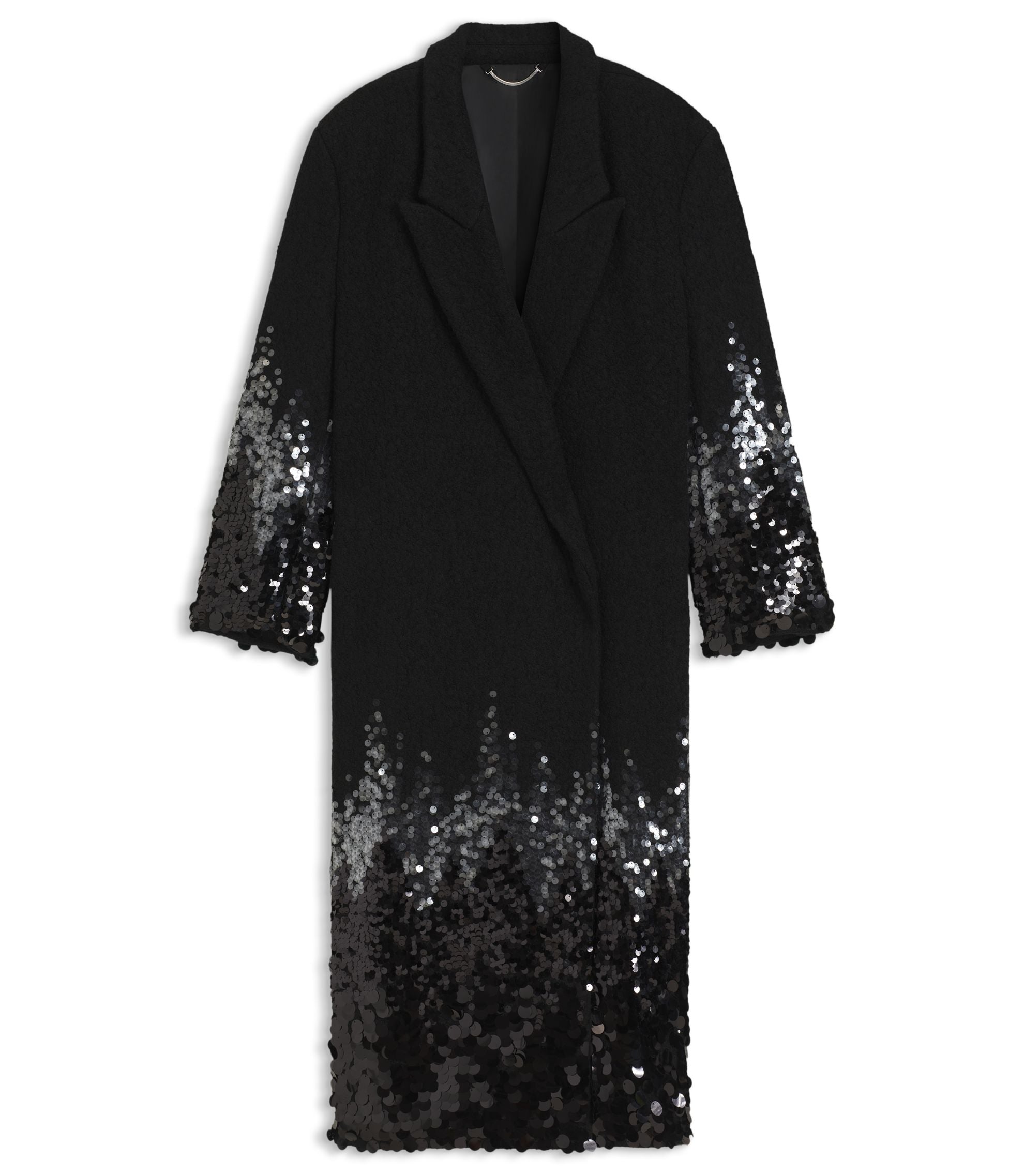 Boss Formal Coat With Sequin Embellishments Patterned Women's