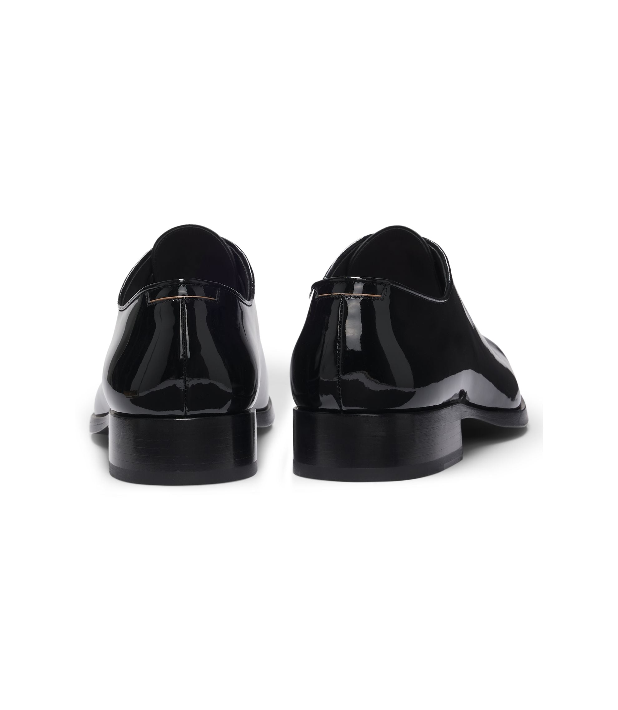 Boss Oxford Shoes In Patent Leather Black Black