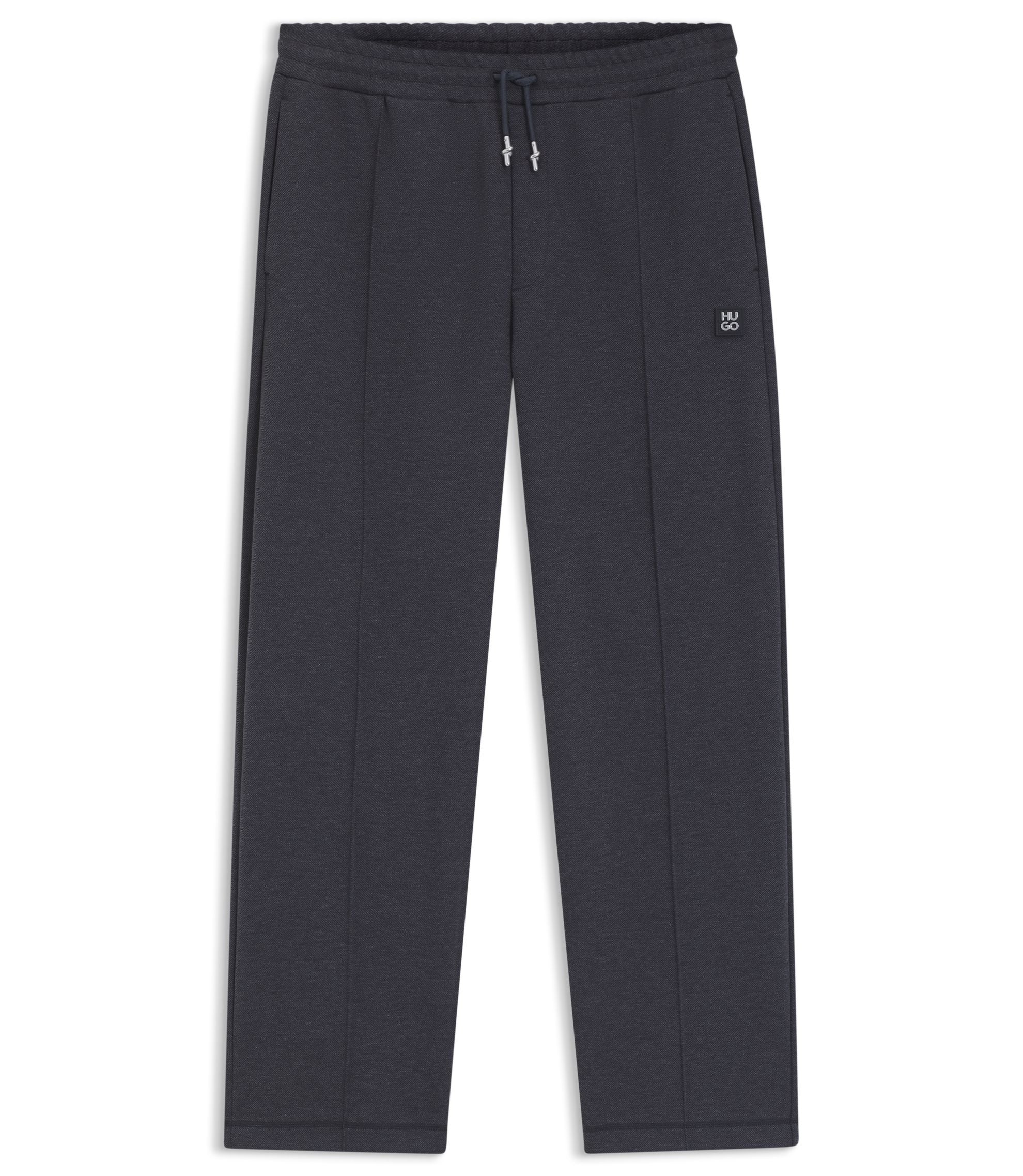 Hugo Pintuck Pleat Tracksuit Bottoms In A Relaxed Fit Grey