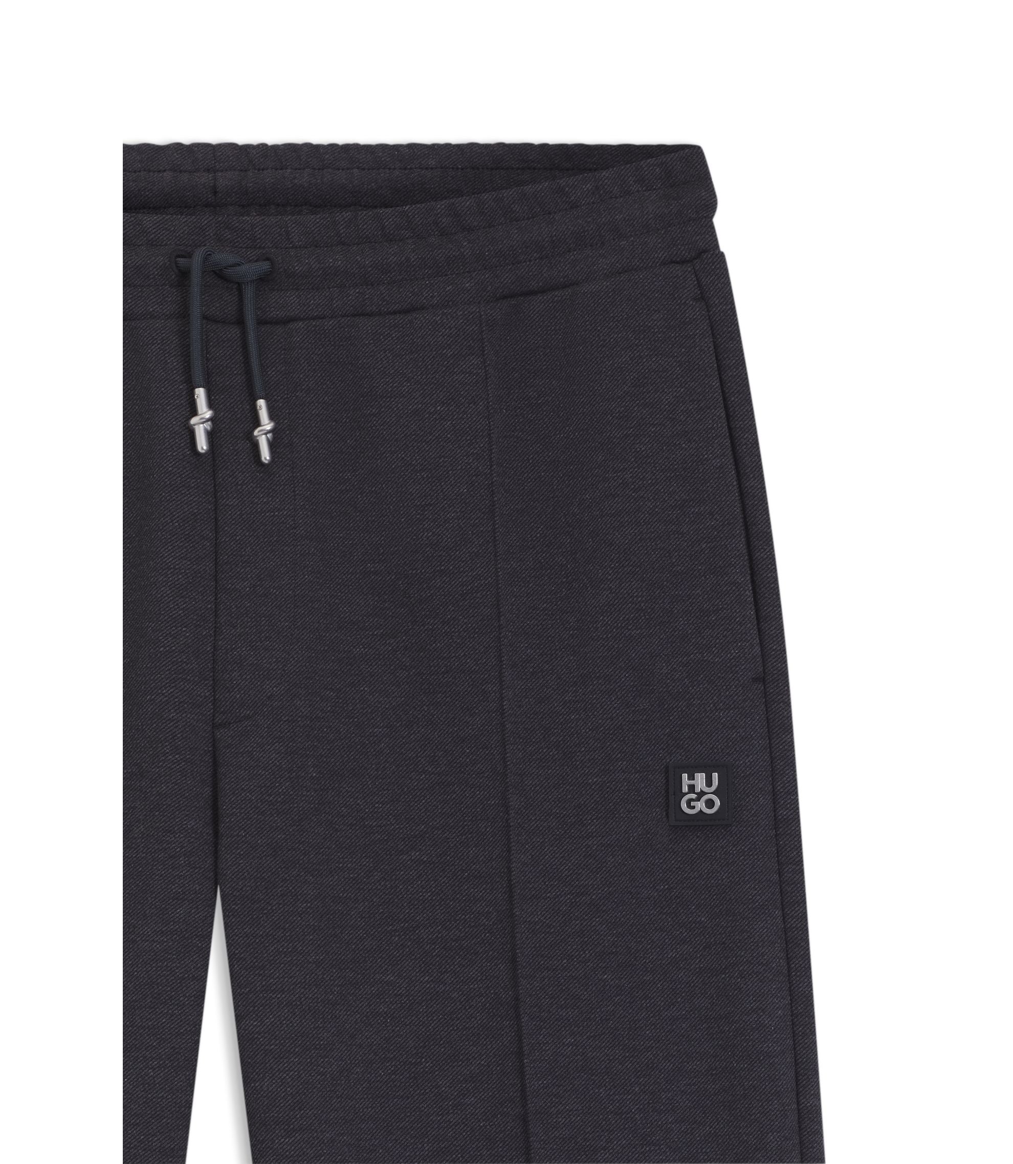 Hugo Pintuck Pleat Tracksuit Bottoms In A Relaxed Fit Grey