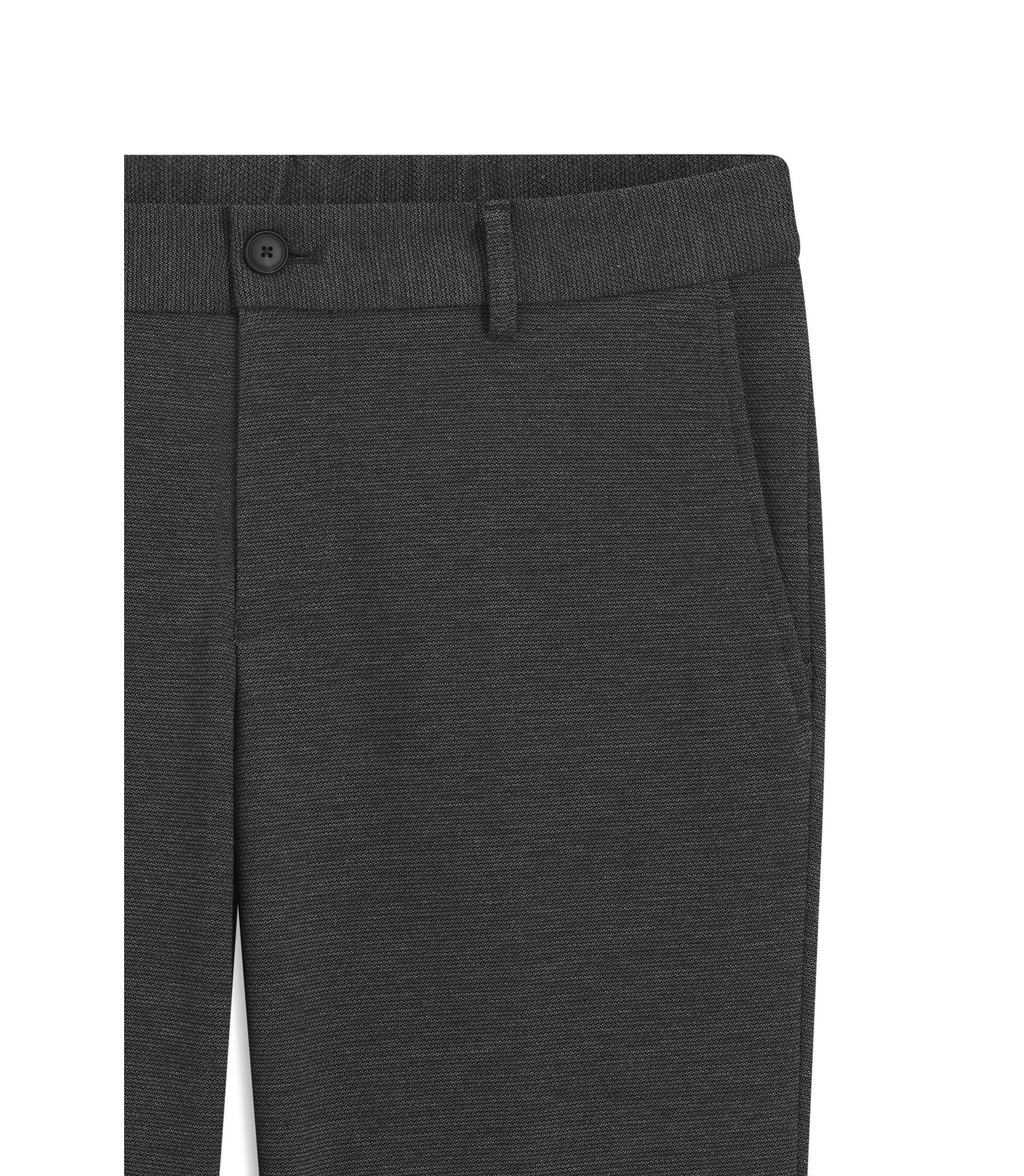 Boss Slim Fit Trousers In Performance Stretch Fabric Silver
