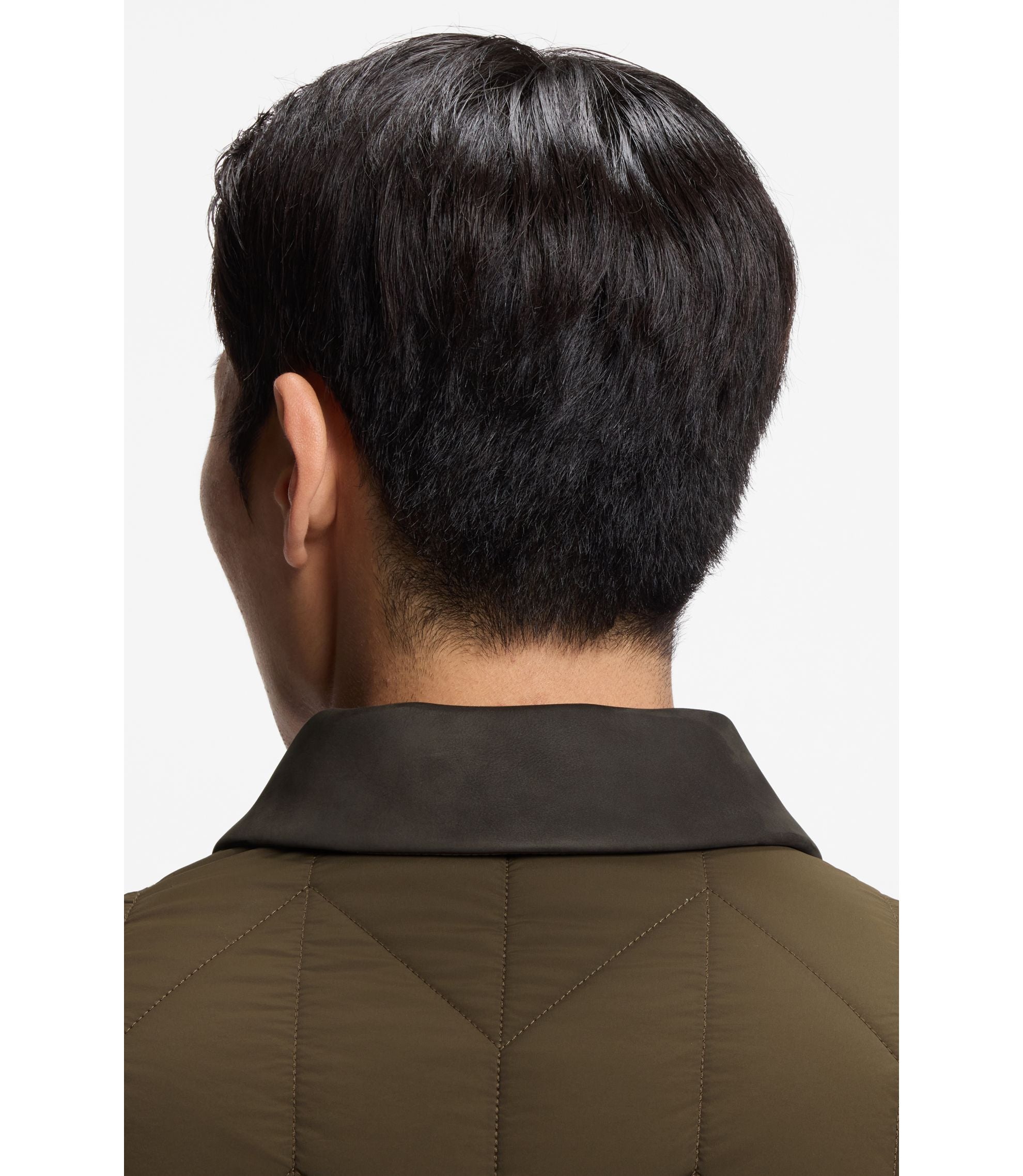 Boss Nubuck Trim Jacket With Water Repellent Finish Light Green