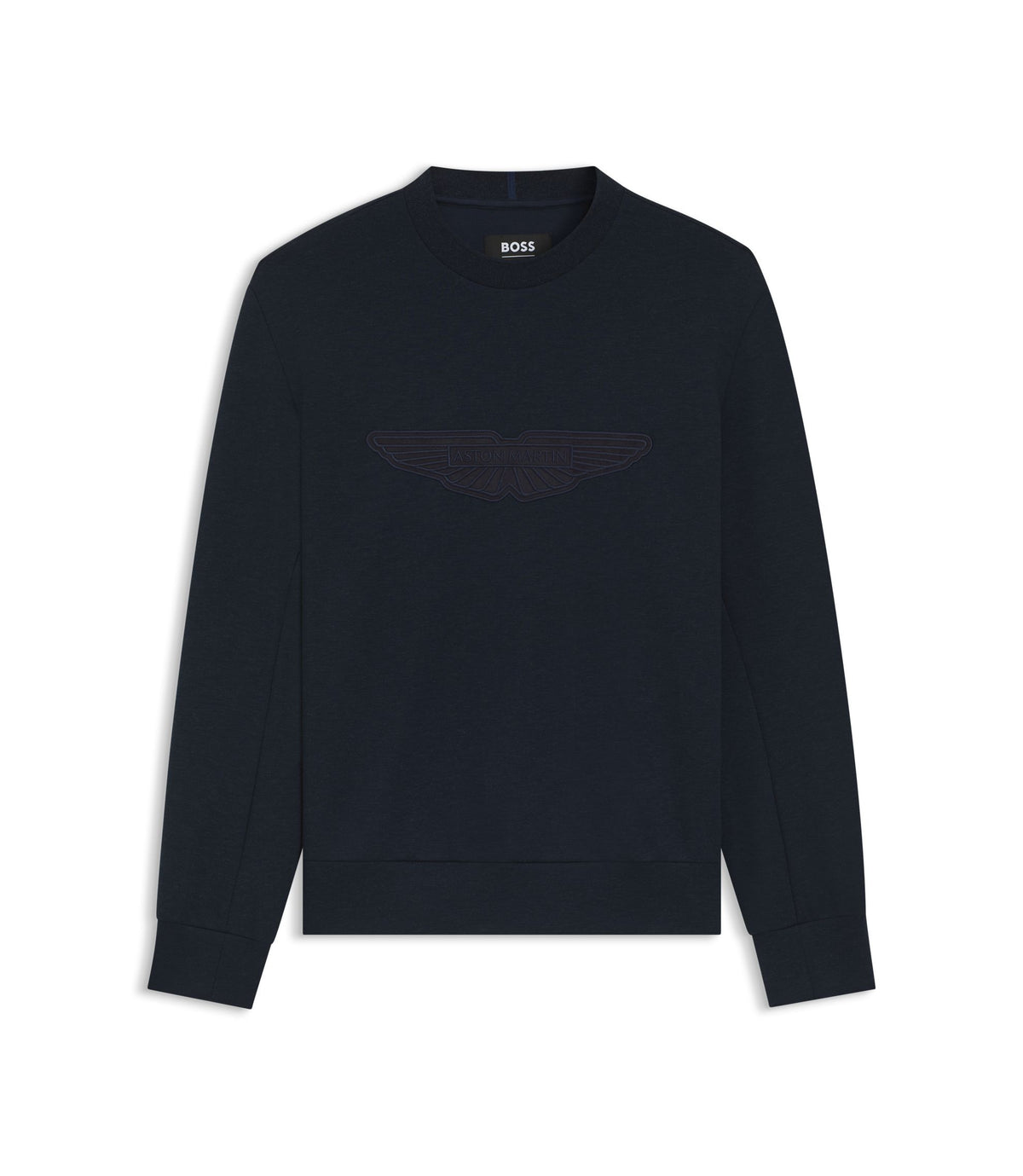 Boss X Aston Martin Sweatshirt With Wing Detail Dark Blue