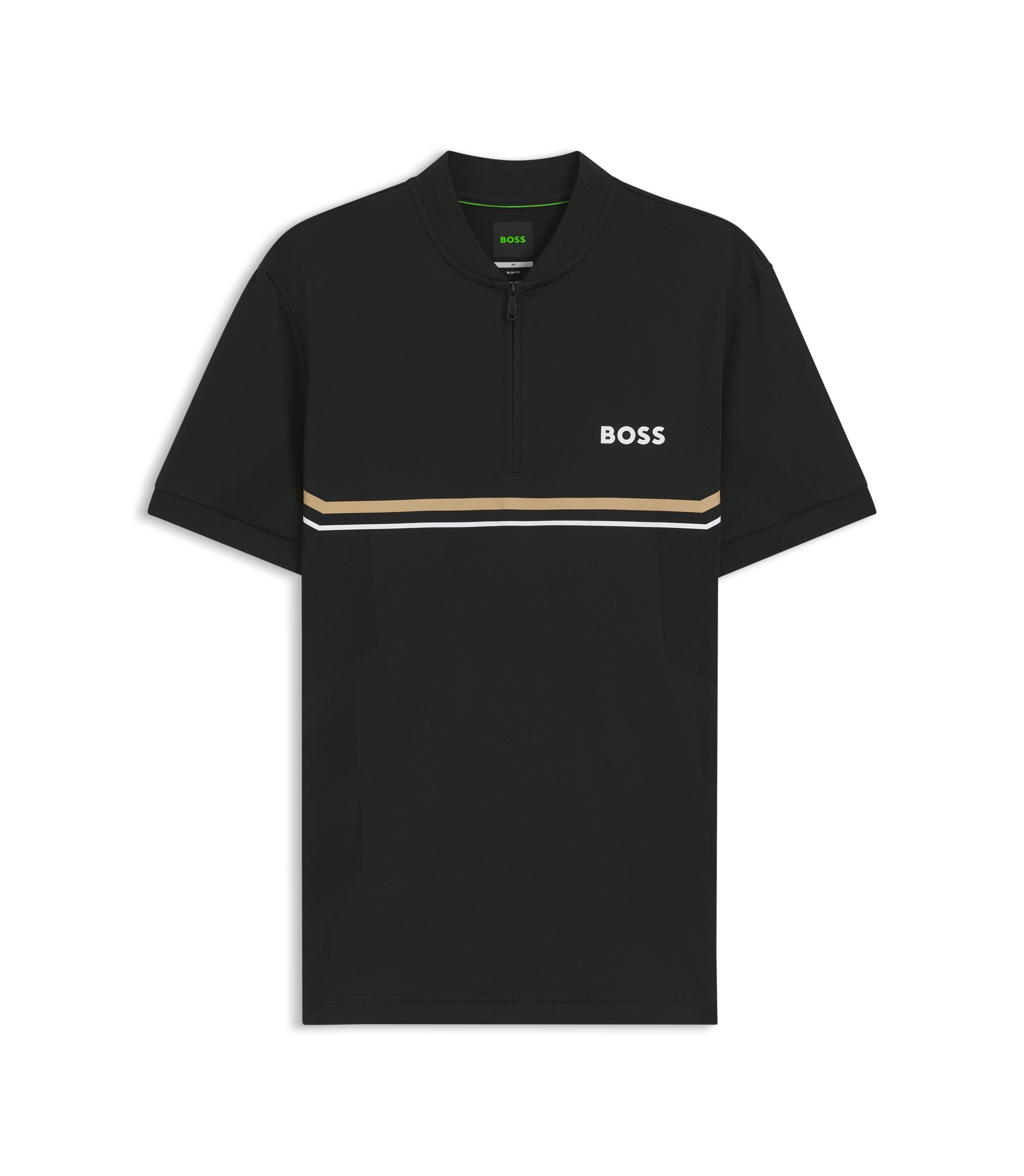 Boss Polo Shirt With Seamless Bodymapping Black