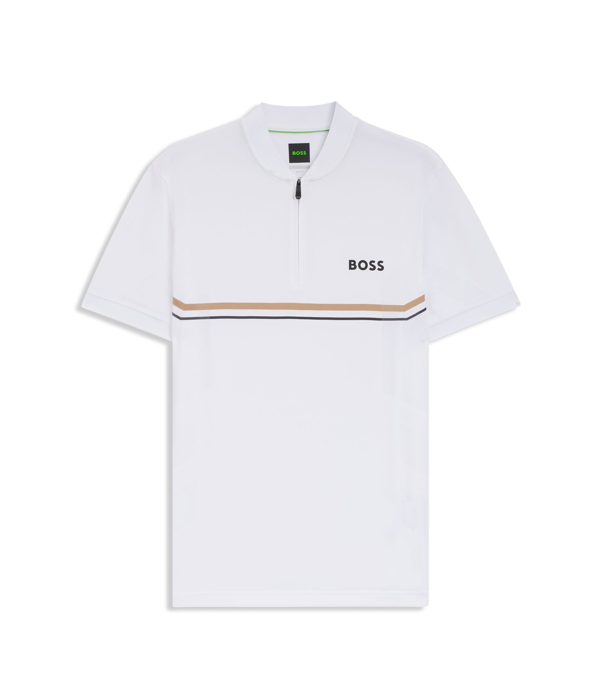 Boss Polo Shirt With Seamless Bodymapping White