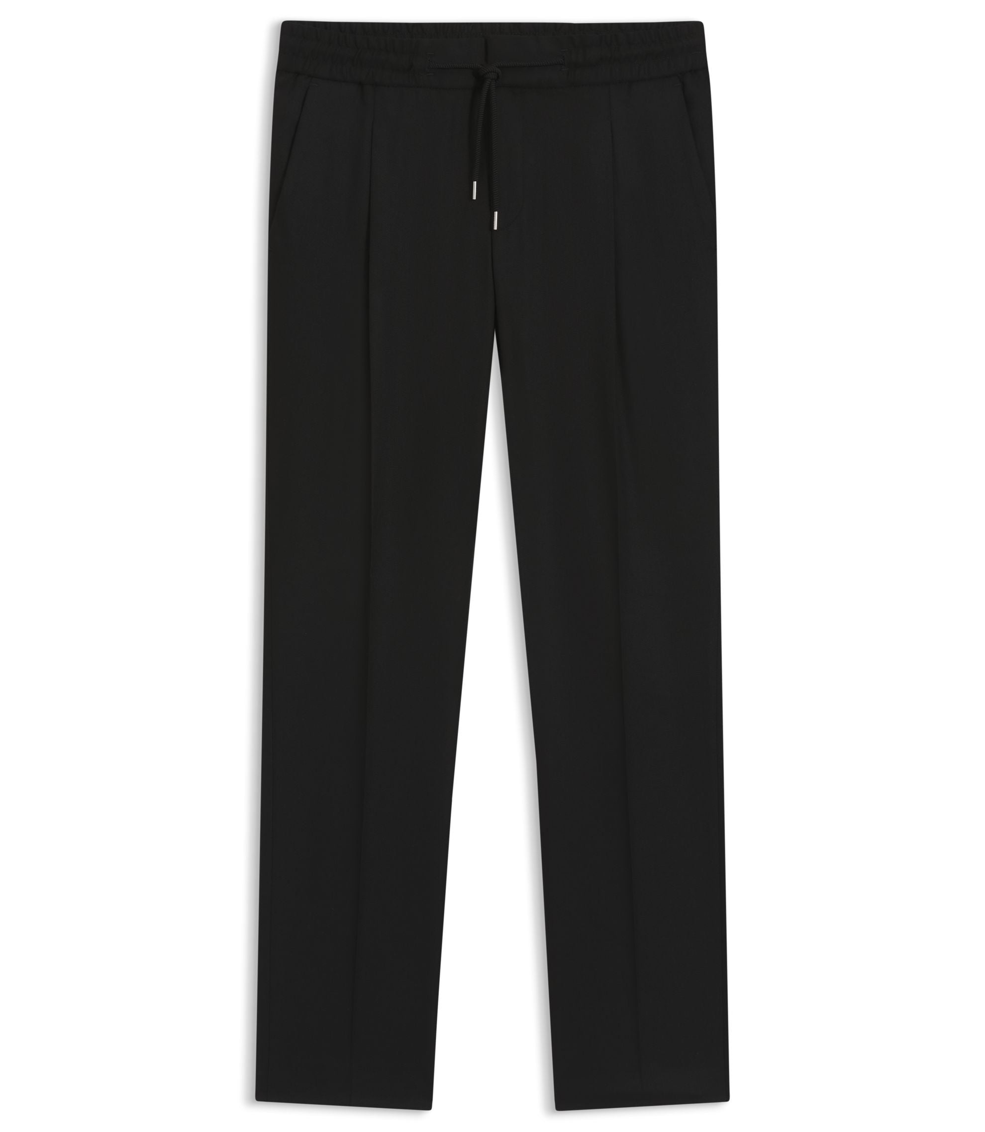 Hugo Slim Fit Trousers In Twill Fabric Black