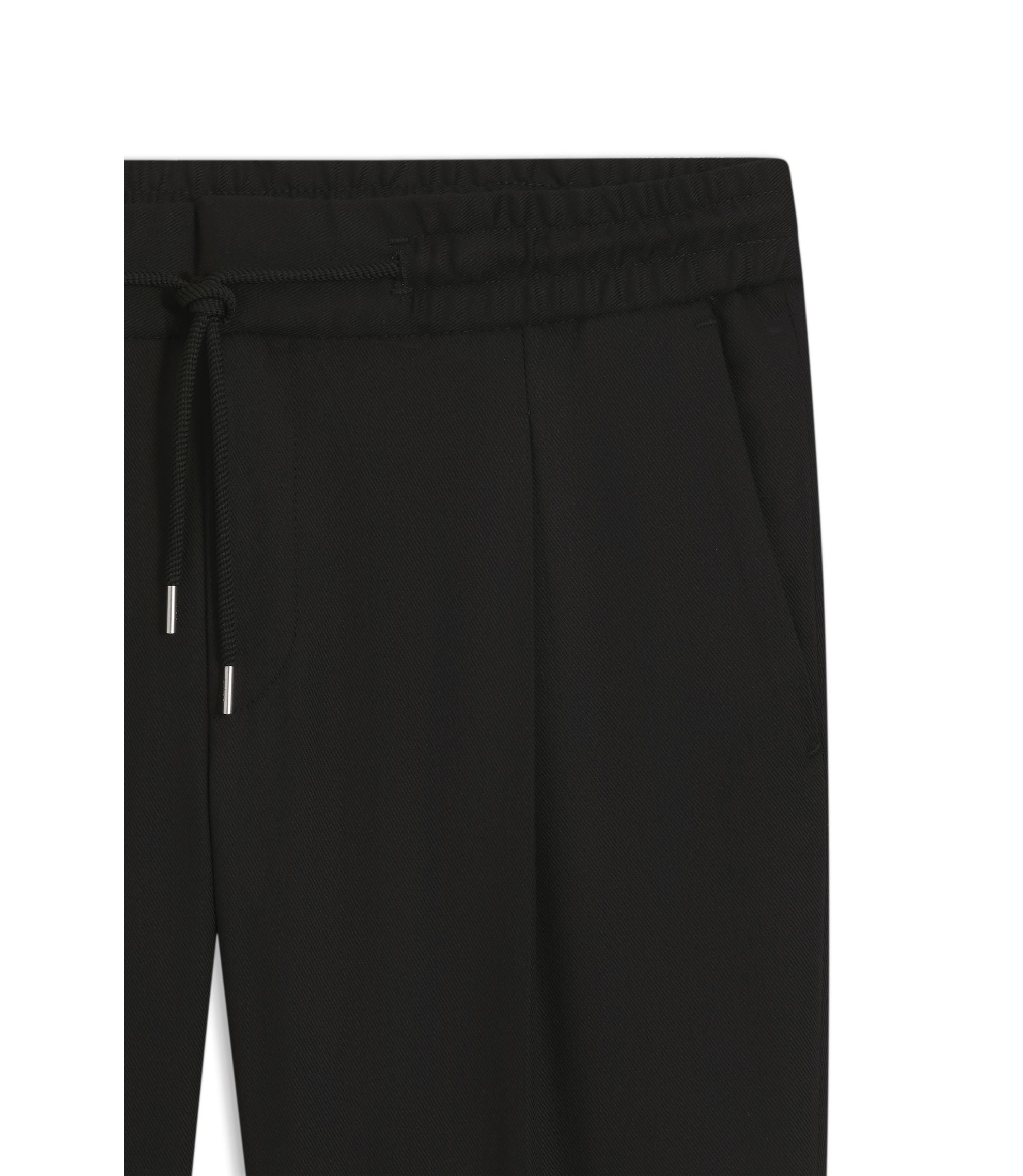 Hugo Slim Fit Trousers In Twill Fabric Black