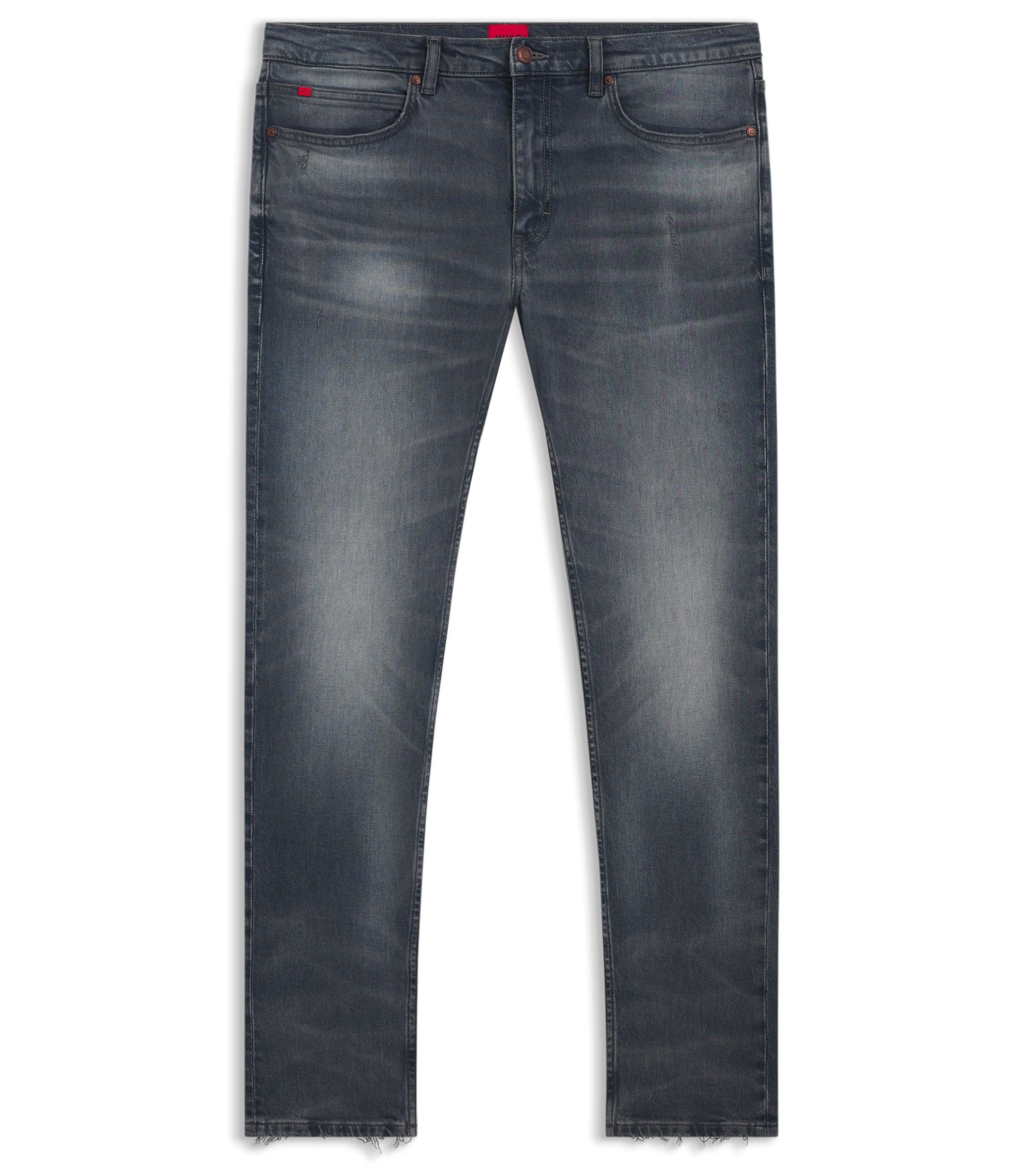 Hugo Ash Blue Extra Slim Fit Jeans In Stretch Denim Blue